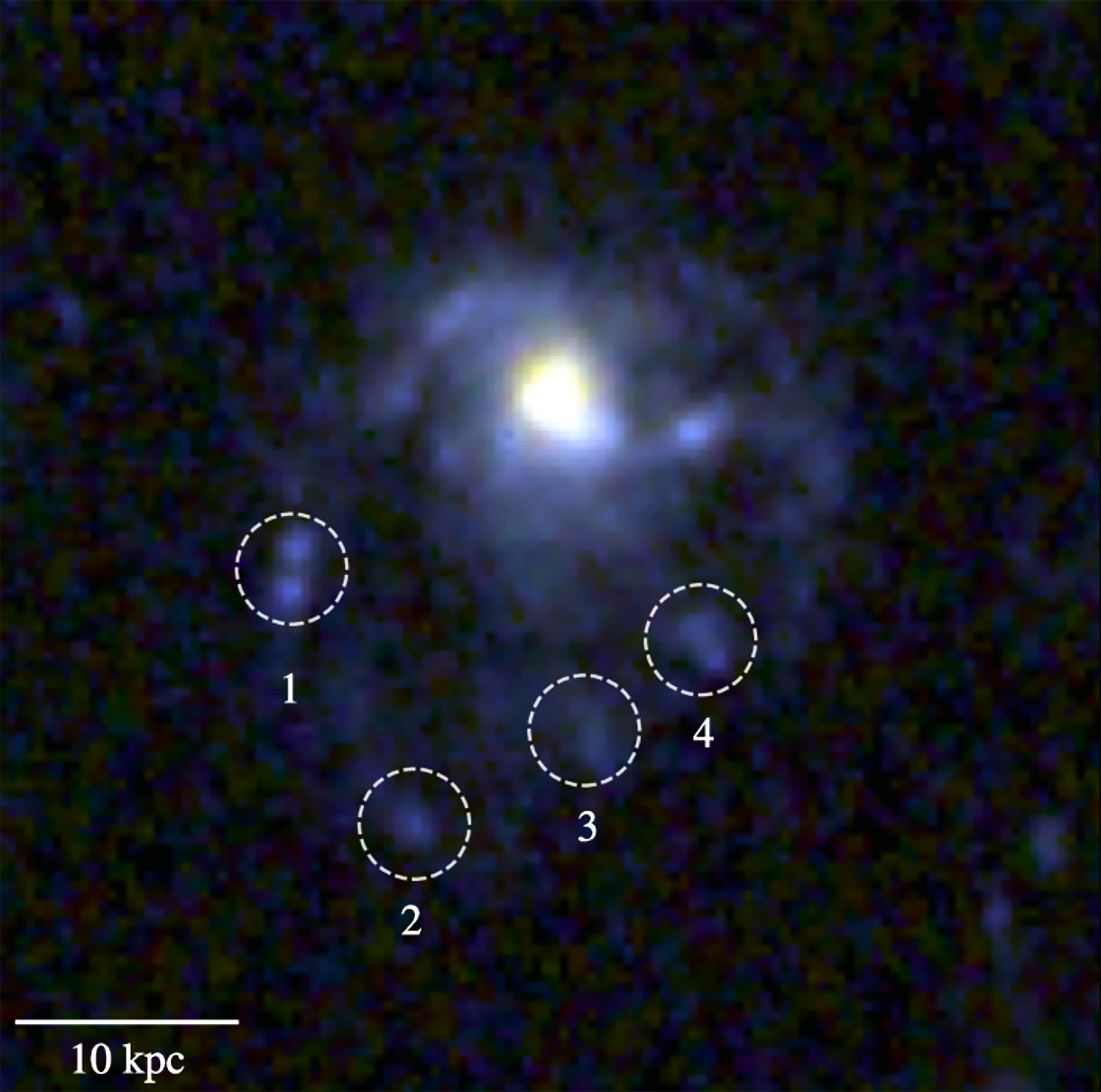 Webb discovers a strange galaxy that looks like a jellyfish