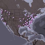Map: Locations where carcinogens were detected in drinking water sources in the United States