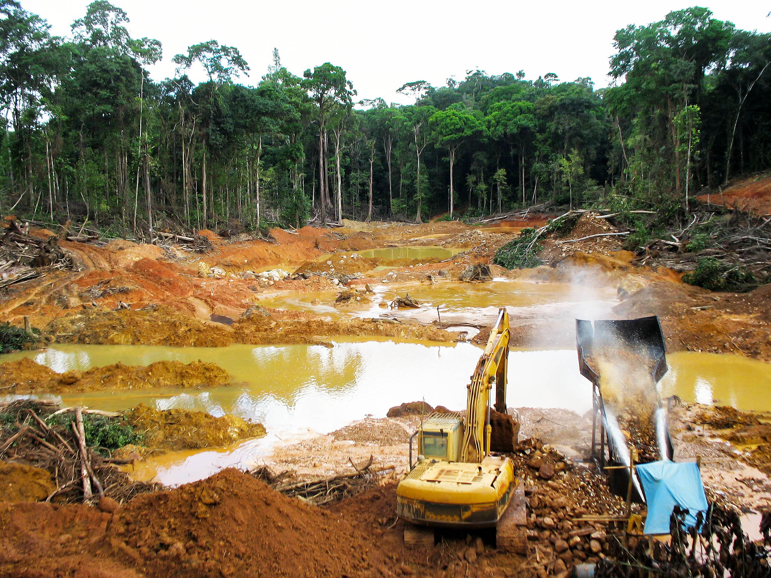 Gold mining has unleashed a ‘carbon time bomb’ in the Amazon