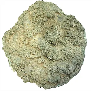 The plano-convex ingot from Särdal, Halland, Sweden. The isotopic and elemental characteristics of the Särdal ingot were very close to a group of artefacts (Fig. 2) from two possible hoards found in the Iława Lakeland region, in northeastern Poland. Credit: University of Gothenburg