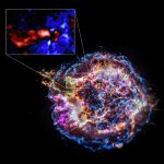 Hidden chaos inside an exploding star revealed by X-rays