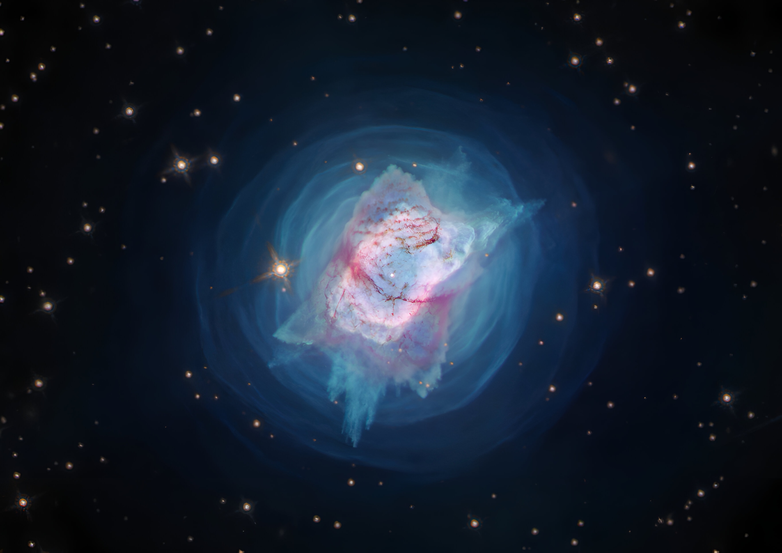 Jewel Bug Nebula puts on a cosmic firework show
