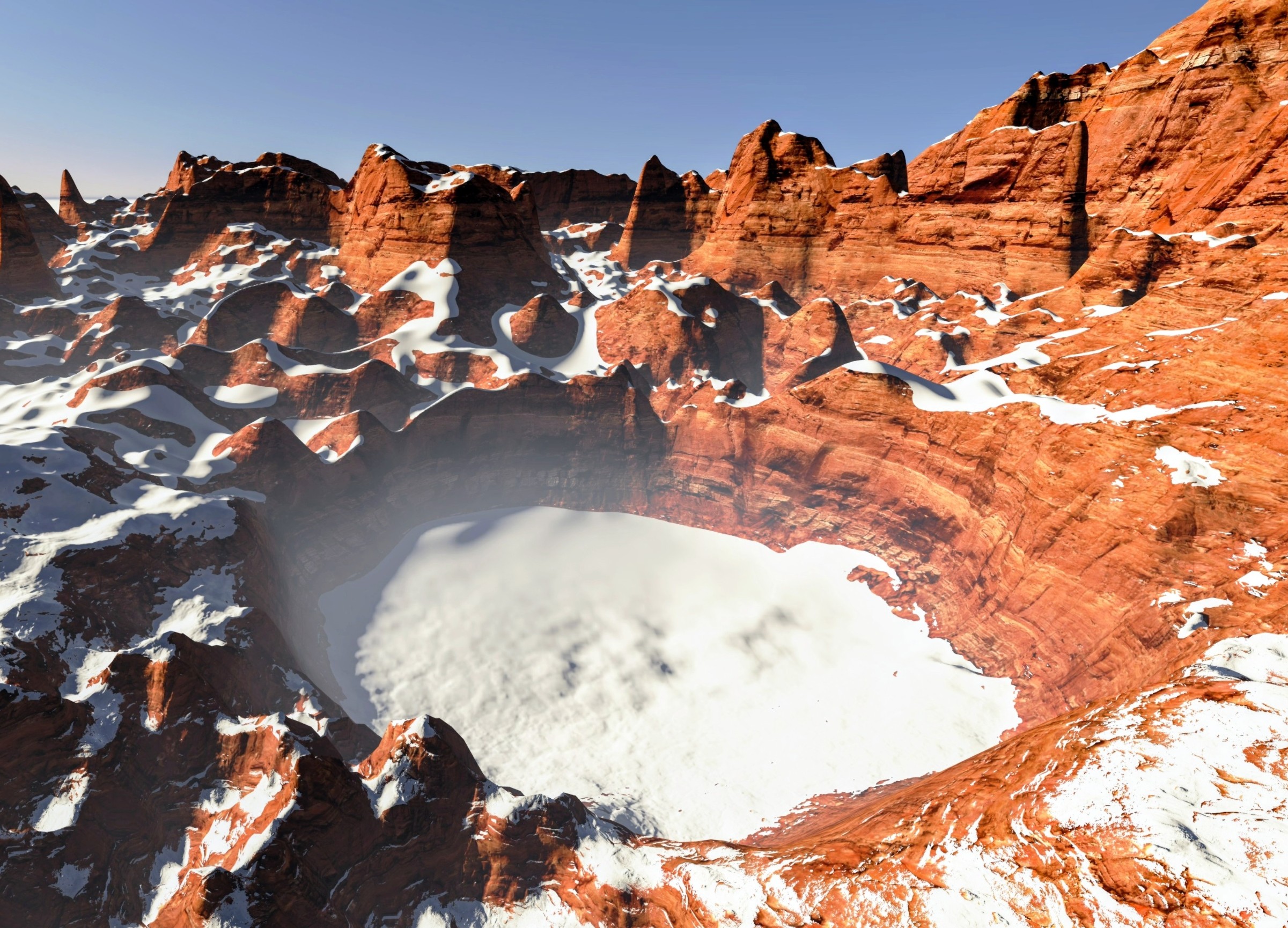 Unbelievable Discovery: Ancient Microbes Might Still Thrive Beneath Martian Ice!