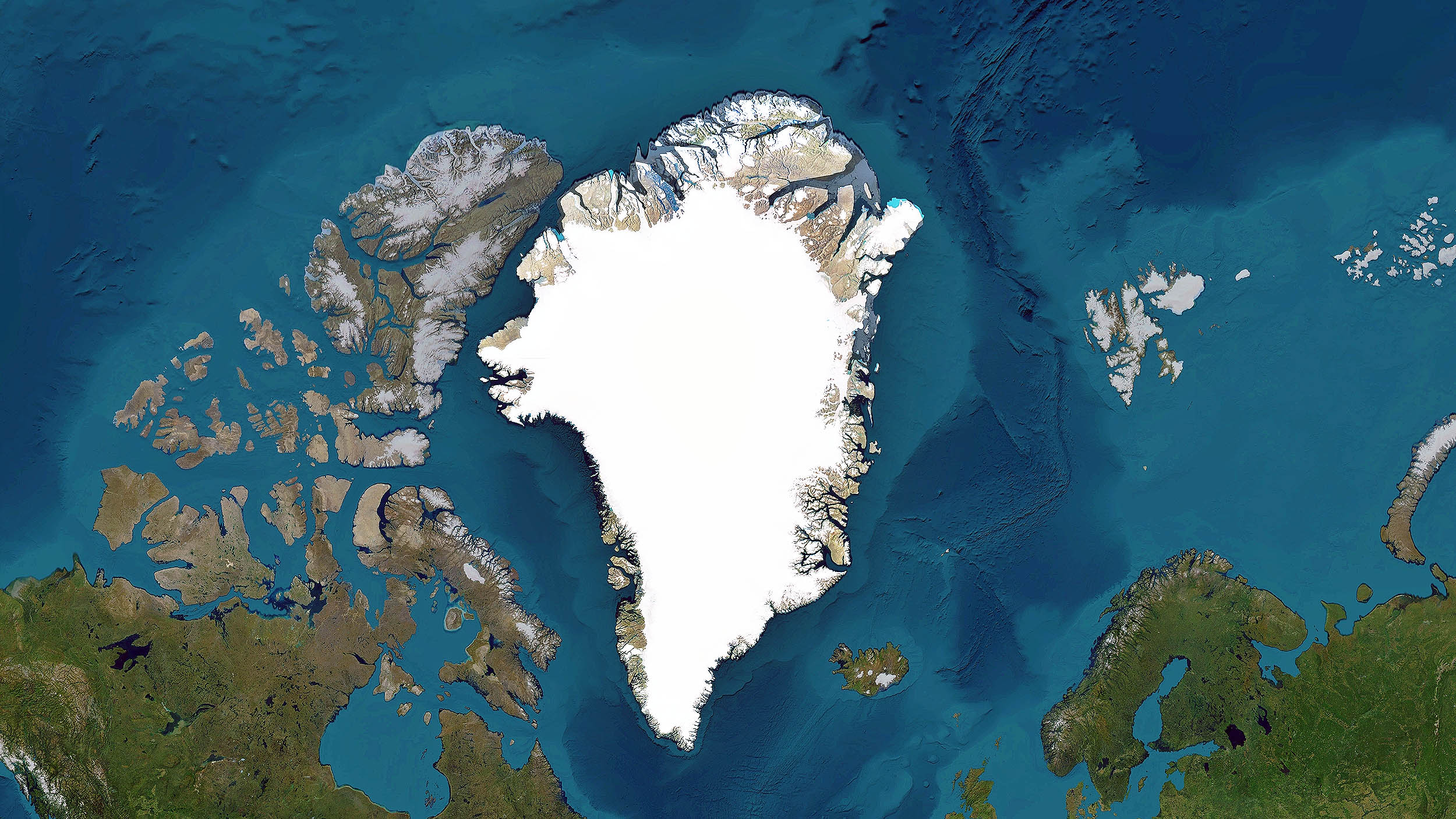 Greenland is shrinking, rising, and literally drifting to the northwest as the ice melts