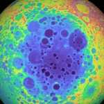 The Moon's largest impact crater, South Pole-Aitken impact basin, is 250 miles deep and full of secrets. Credit: NASA