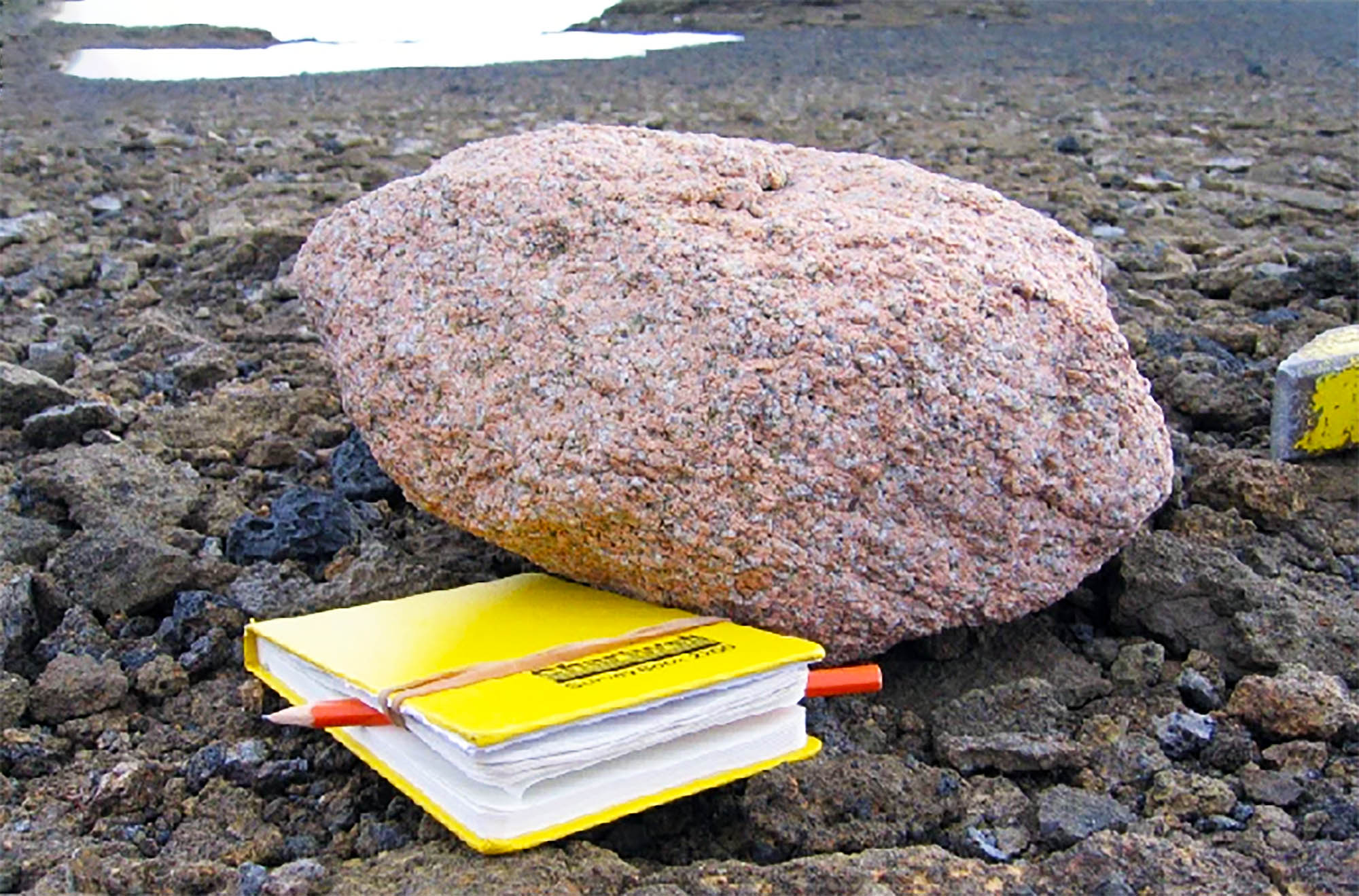 Pink rocks found in Antarctica lead to the discovery of an enormous structure under the ice