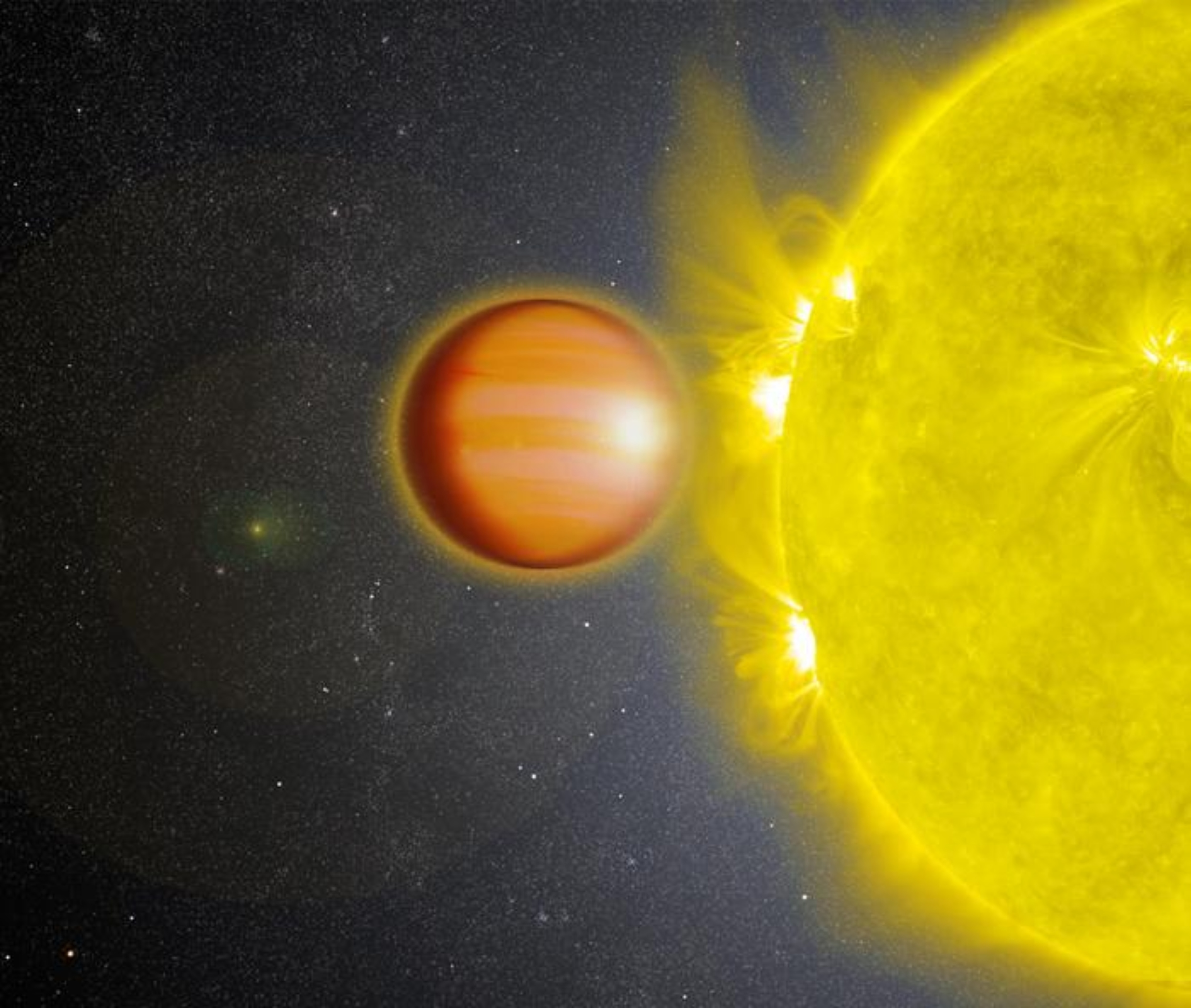Scientists map a fiery exoplanet that tears water apart