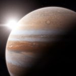 Jupiter’s chaotic birth created a safe zone for Earth to form