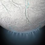 Fresh ocean spray from Enceladus reveals its strongest signs of life to date. Credit: NASA