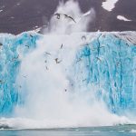 Scientists place a 6-mile cable in front of a glacier and record 56,000 icebergs breaking off in real time