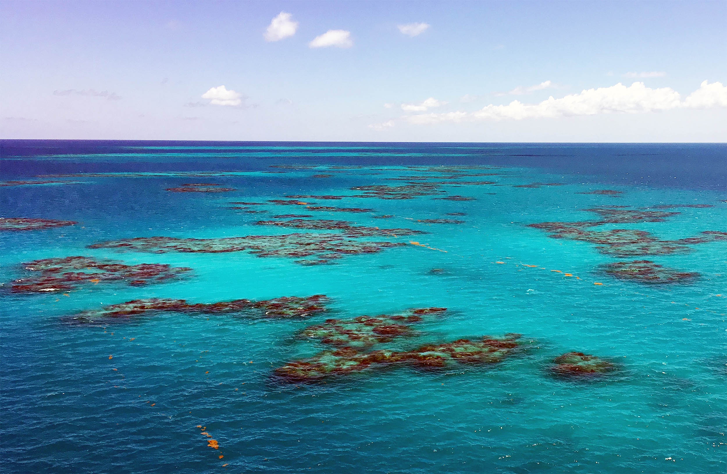 This is the only sea on Earth that has no 'shore' because it never touches land