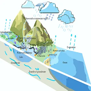 Sources of DEET in the water environment. Illustration demonstrates how DEET enters the water supply. Credit: Dalian Maritime University