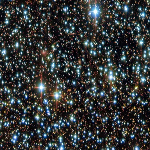 The stellar field around the host galaxy of GRB 250702B — the longest gamma-ray burst that astronomers have ever observed. Credit: NSF NOIRLab