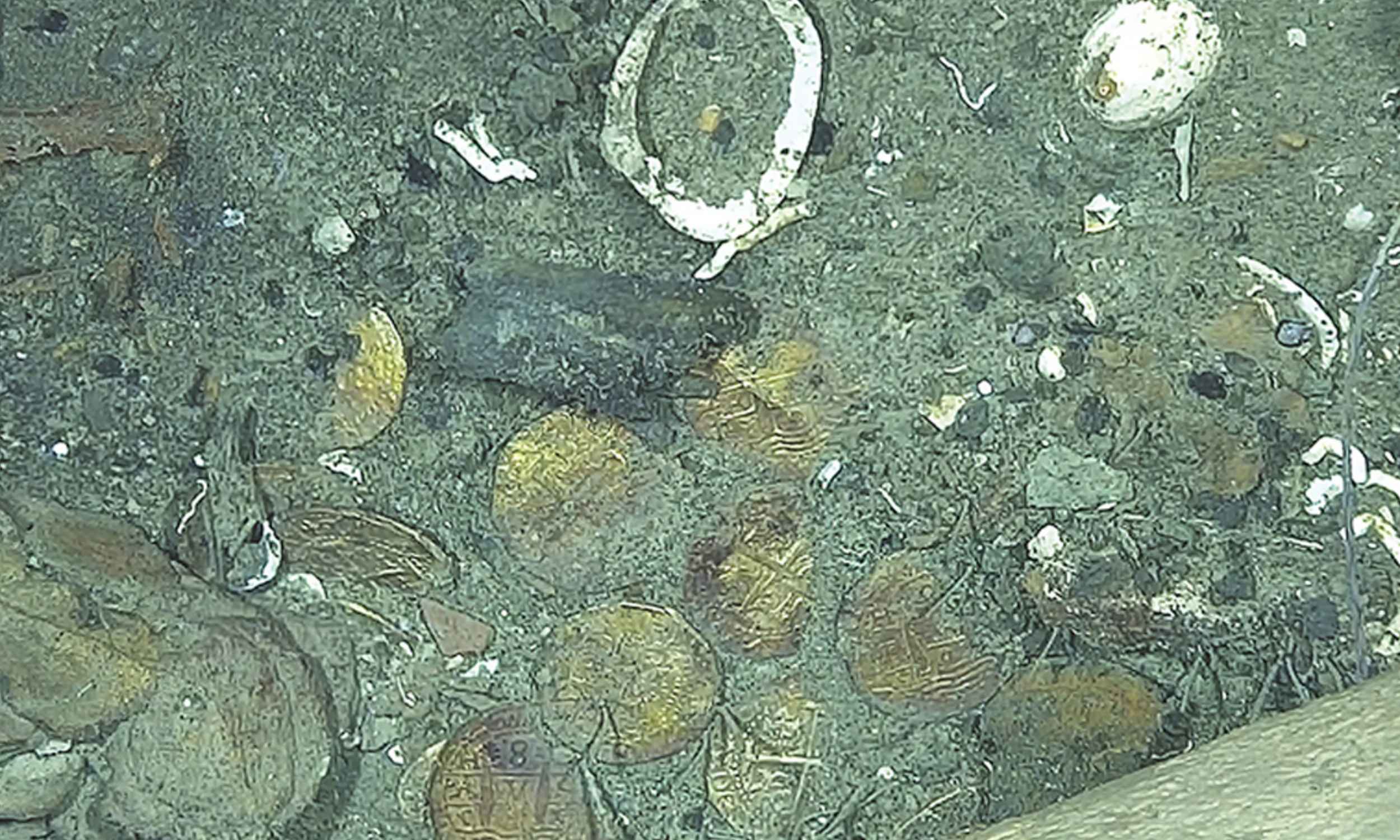 New images of the 'Holy Grail' treasure from a Spanish shipwreck