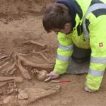More than 100 Roman horses found buried in a row and a man face down