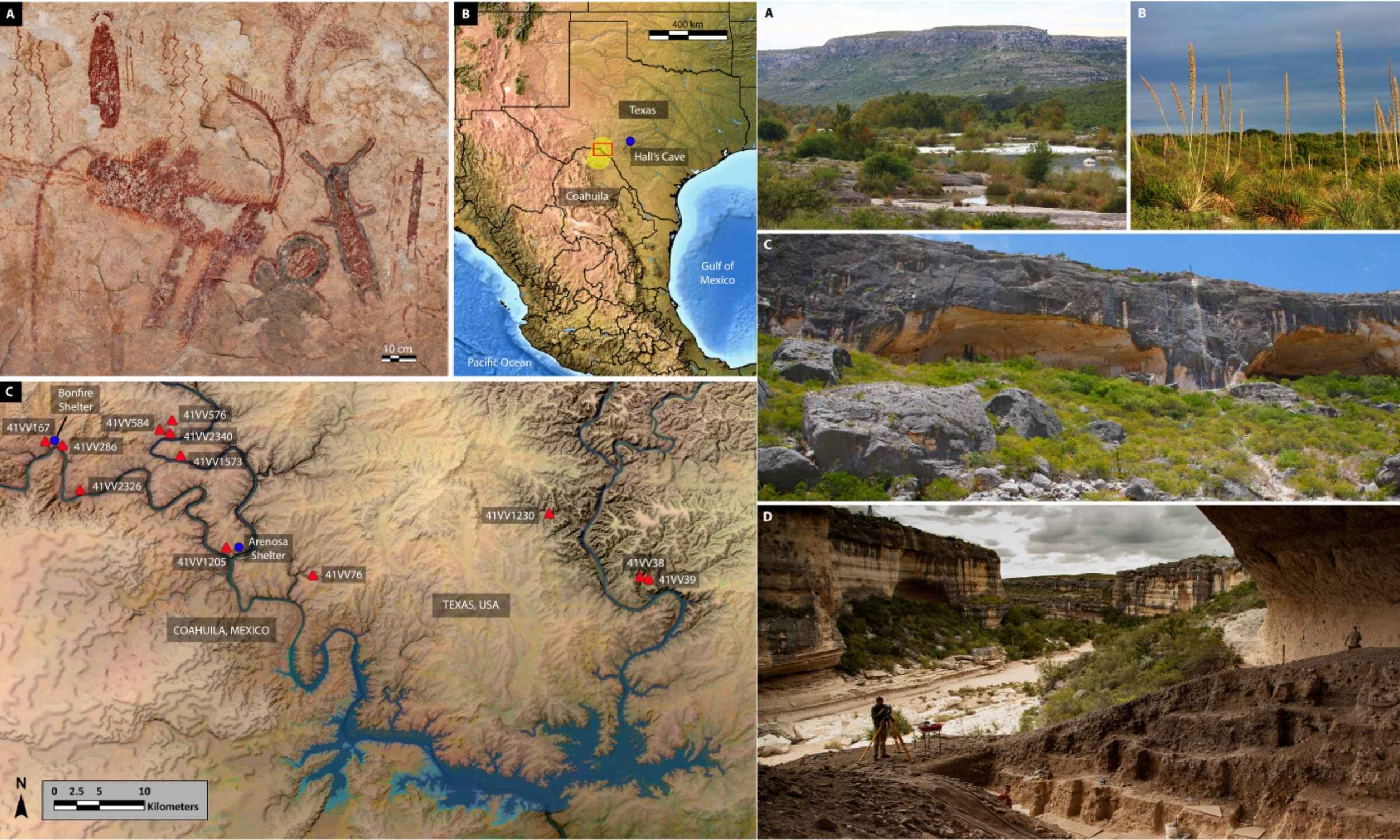 Archaeologists find cave paintings in Texas that are much older than they should be