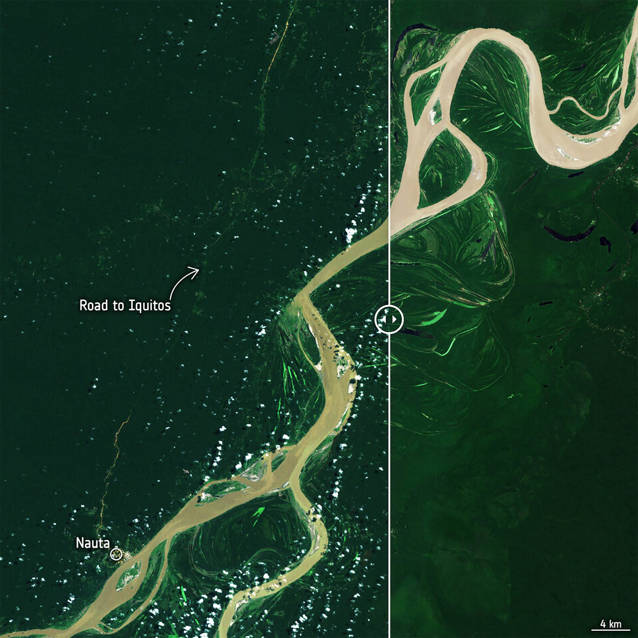 Logging in tiny areas drives exponentially large carbon losses in tropical forests