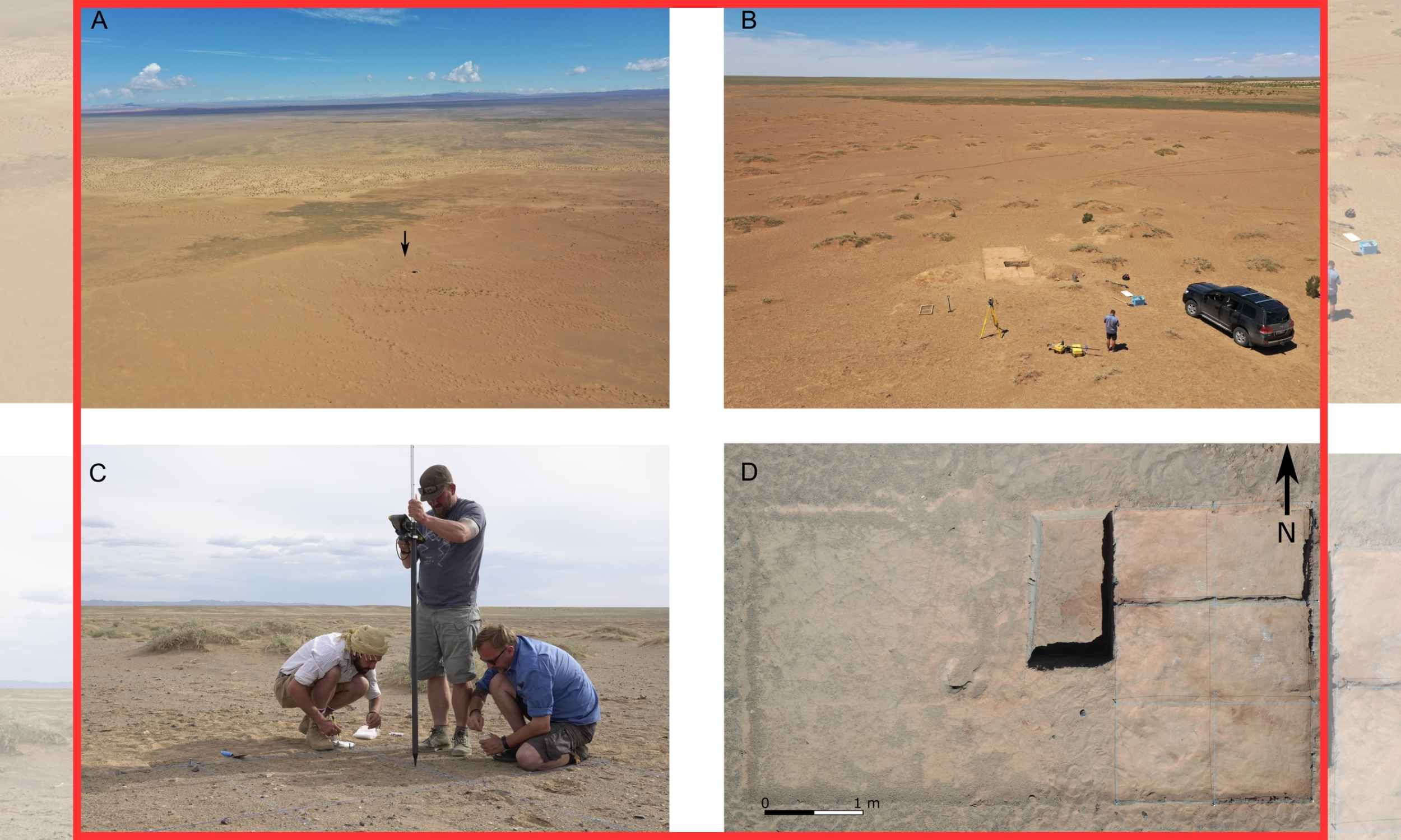 Gobi Desert had water, vegetation, and human camps just 8,000 years ago