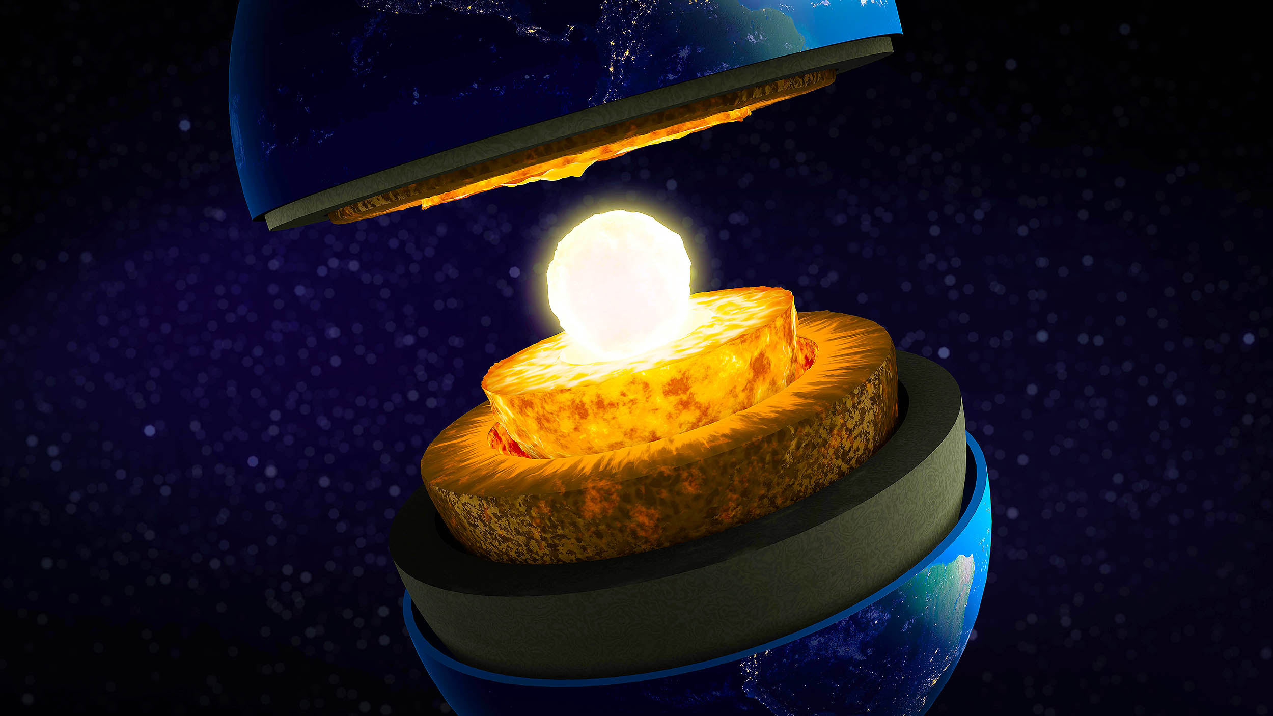 Earth may have a "buttery" core, described as a new state of matter