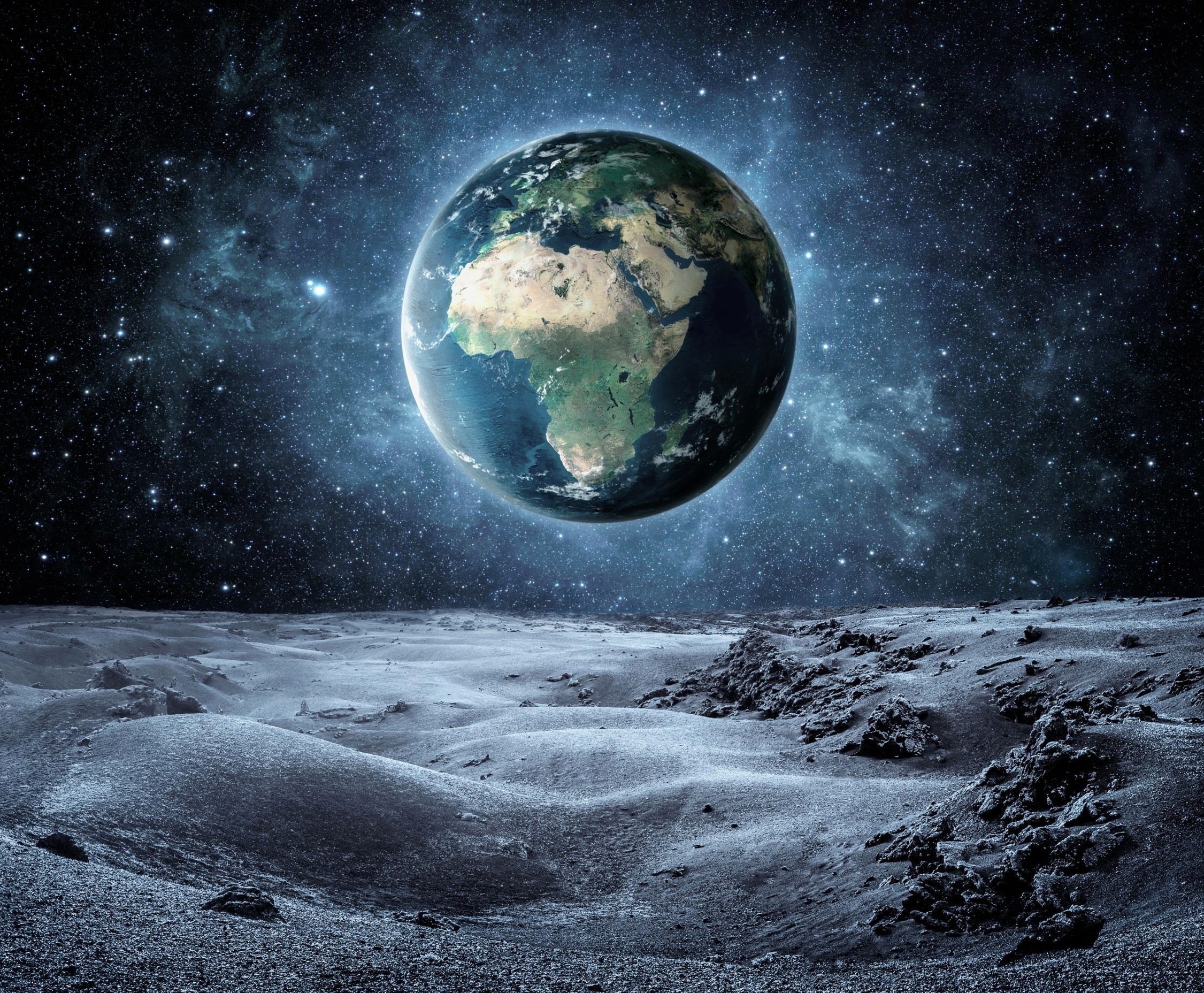 Earth's atmosphere is leaking into space and settling on the Moon