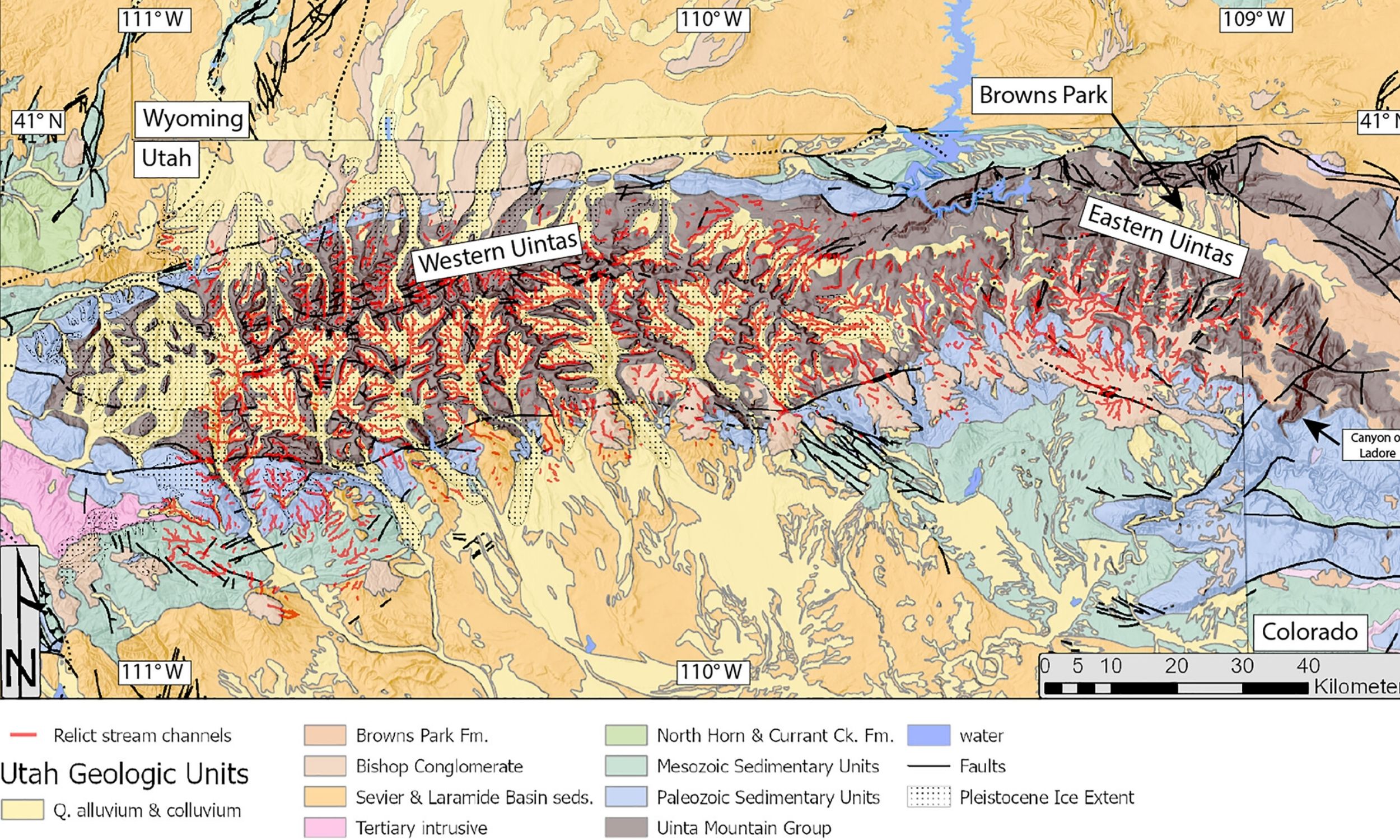US river seems to defy gravity as it flows uphill and through mountains for roughly 100 miles