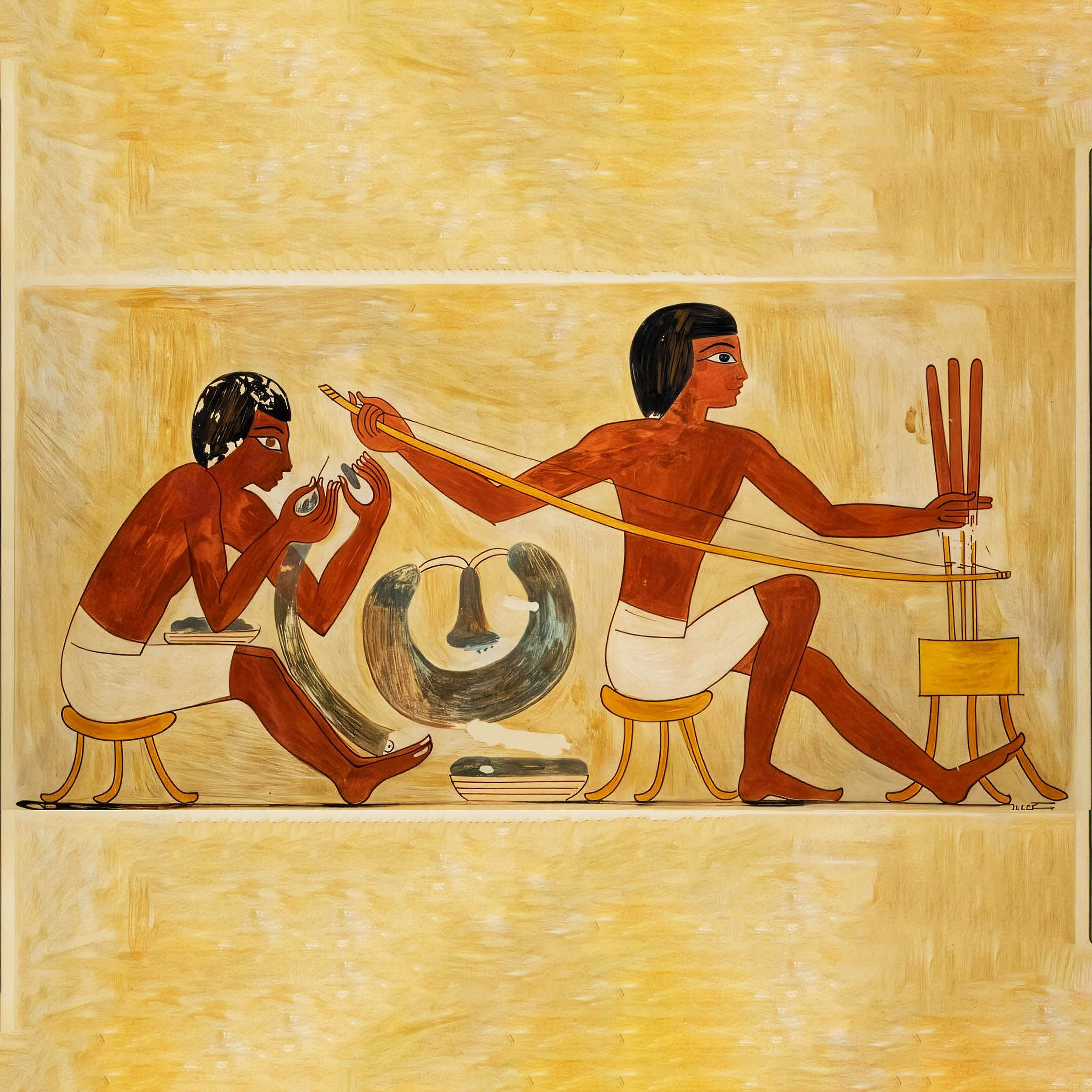 Egyptian metal drill older than the pyramids found in museum drawer