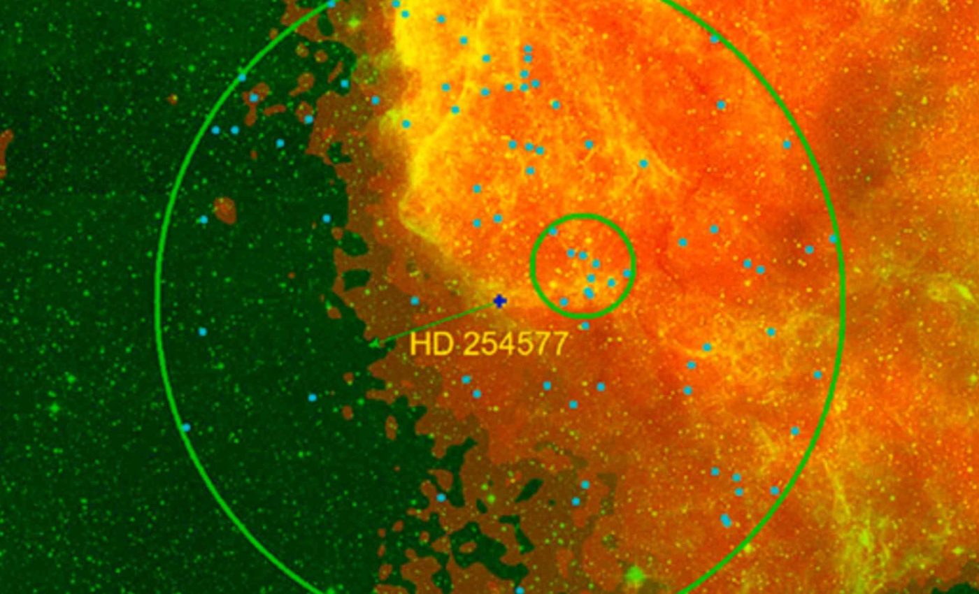 Star found that was hurled into space after surviving a supernova