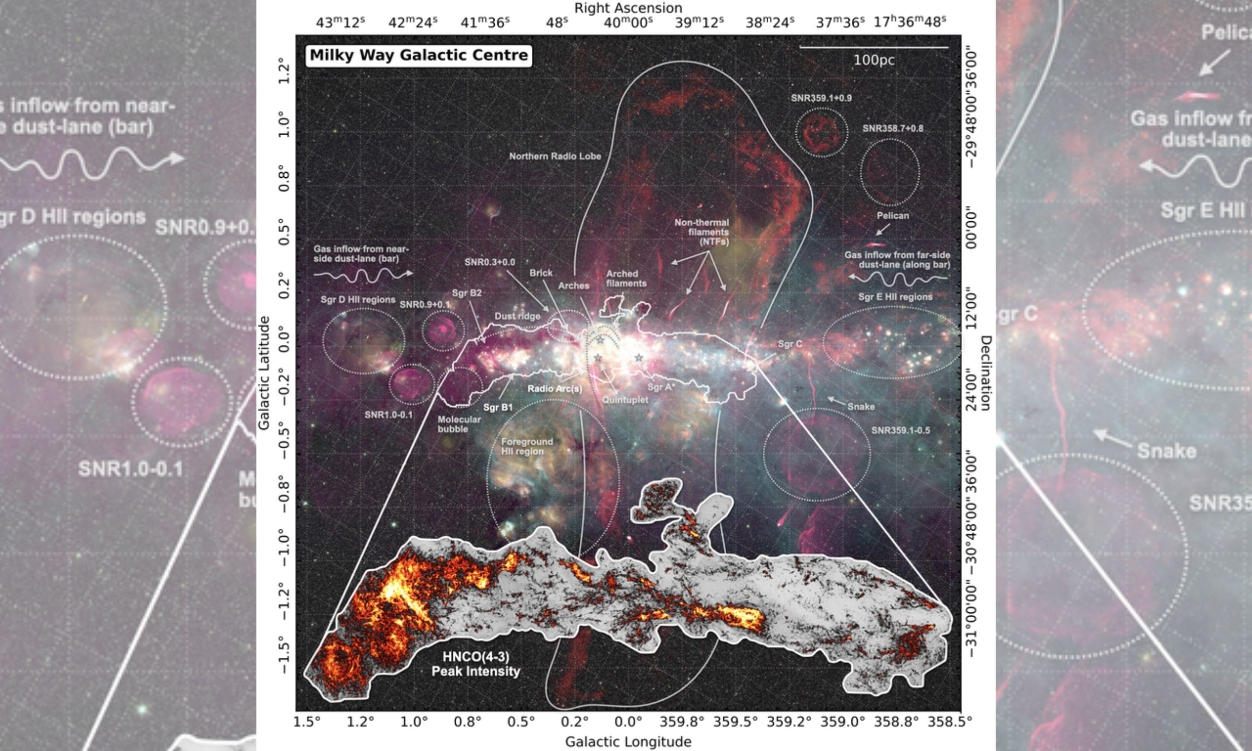 Largest mosaic ever maps Milky Way's turbulent center - Earth.com