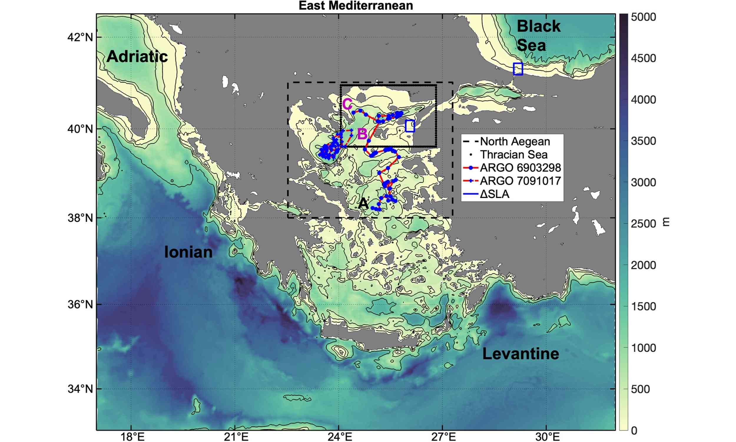 Aegean Sea is losing a critical source of freshwater from the Black Sea