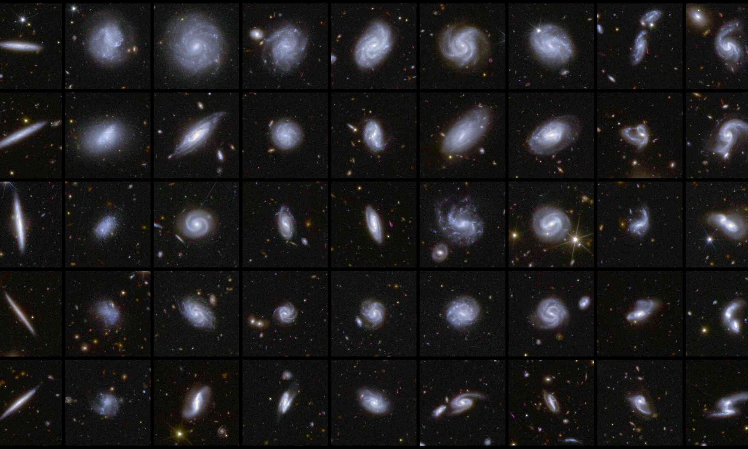 Telescope images may hide galaxies of their true complexity