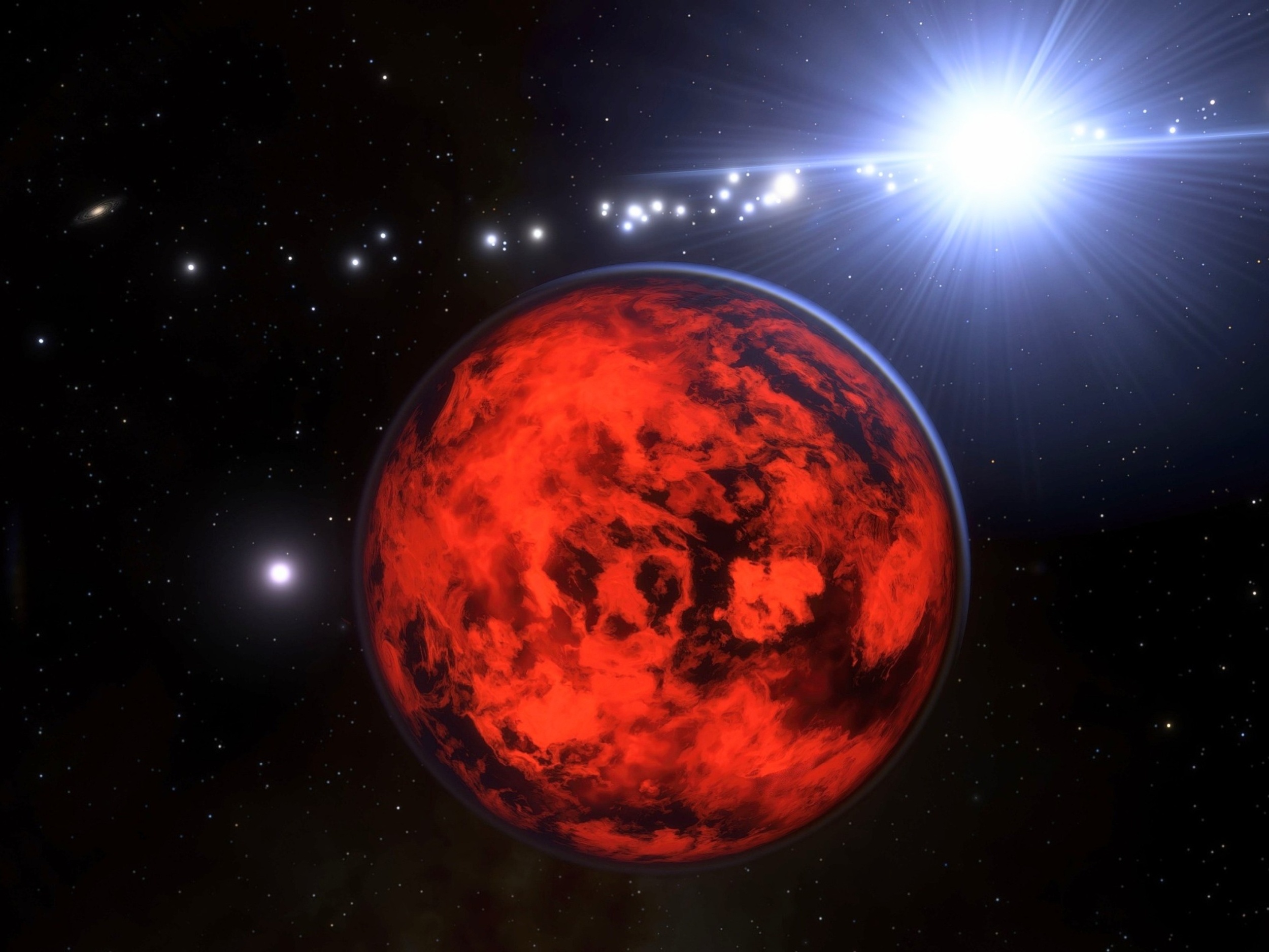 Extreme lava planet defies expectations by holding onto an atmosphere