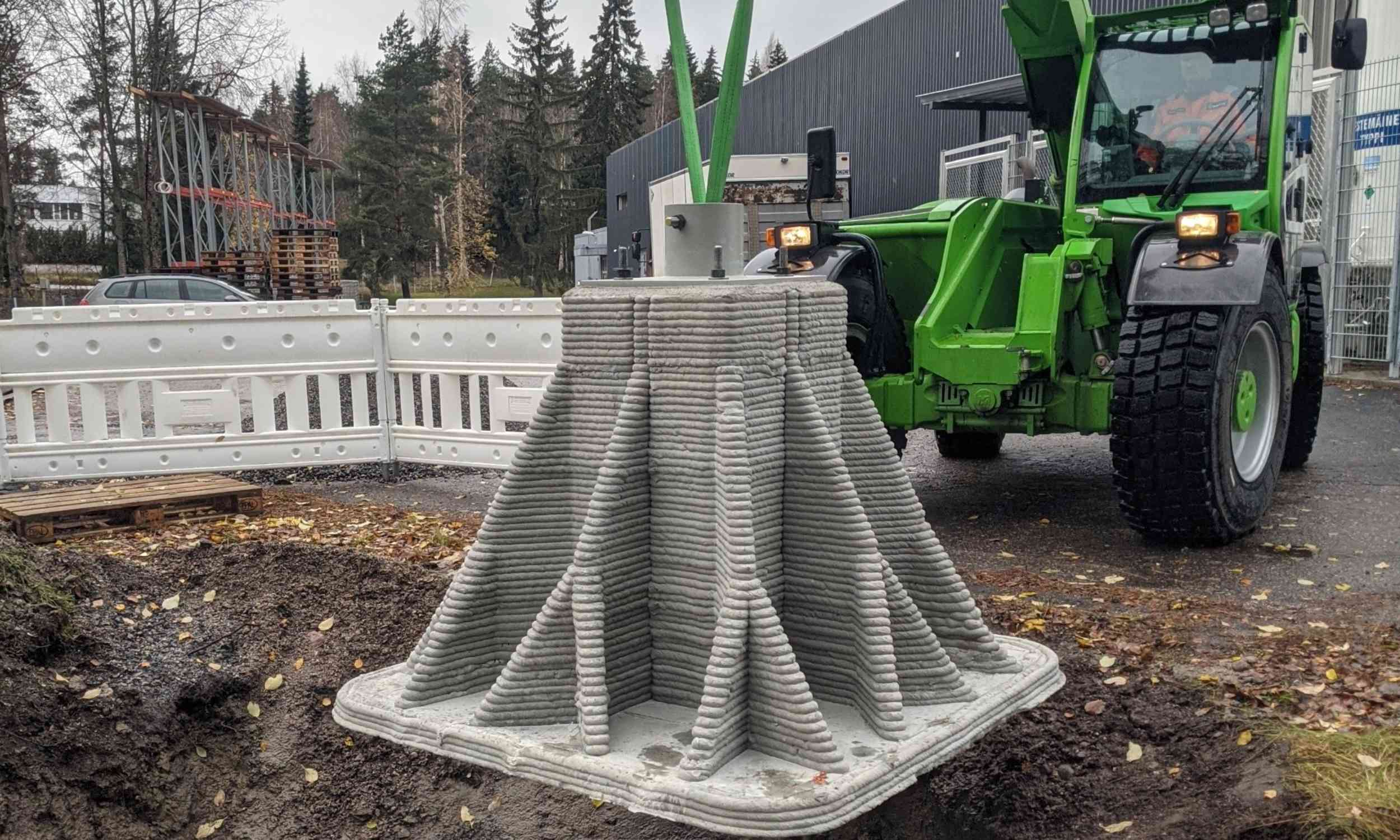 Scientists have succeeded in strengthening 3D-printed concrete during the printing process