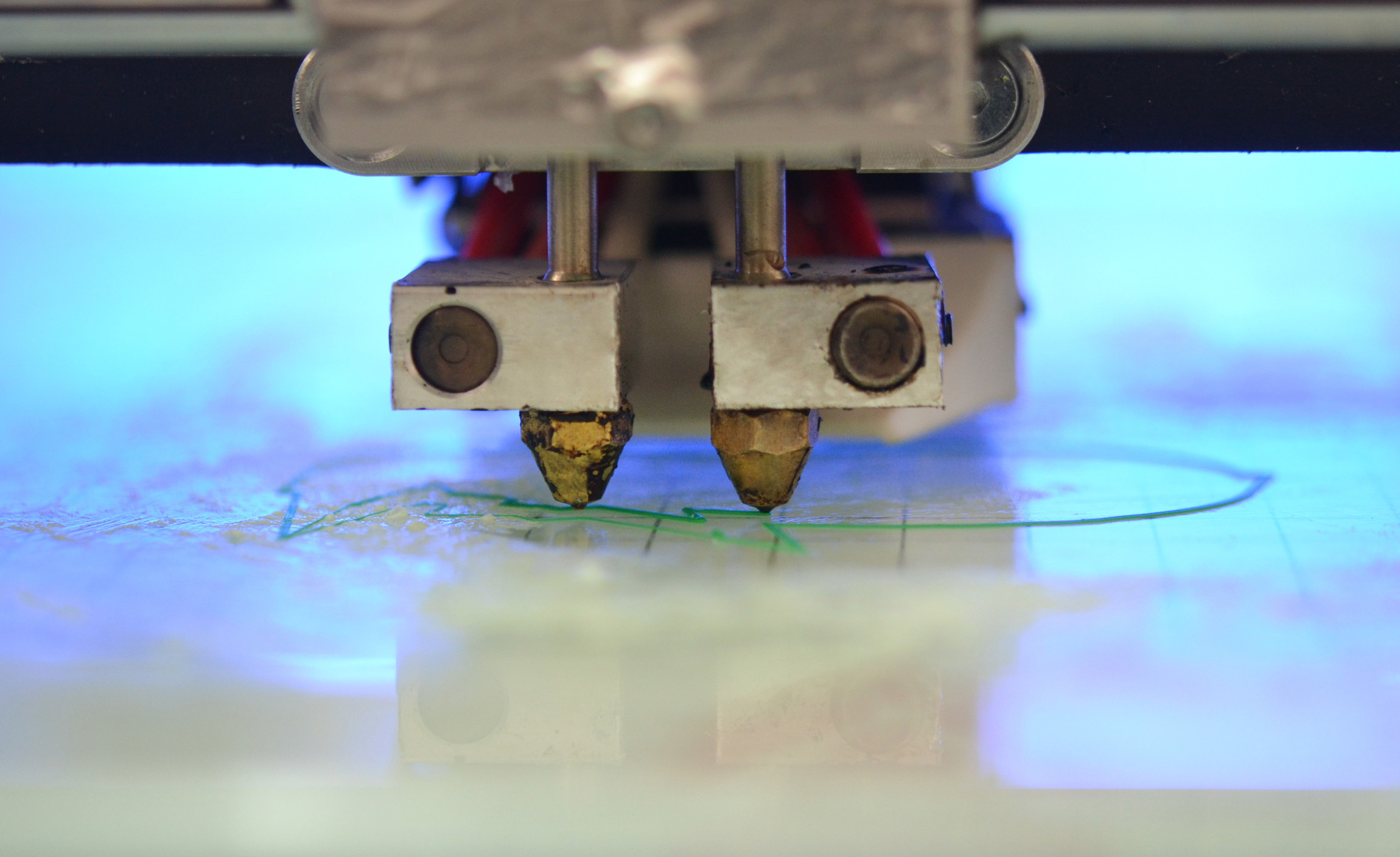Scientists create a 3D-printed wood material that emits a striking glow