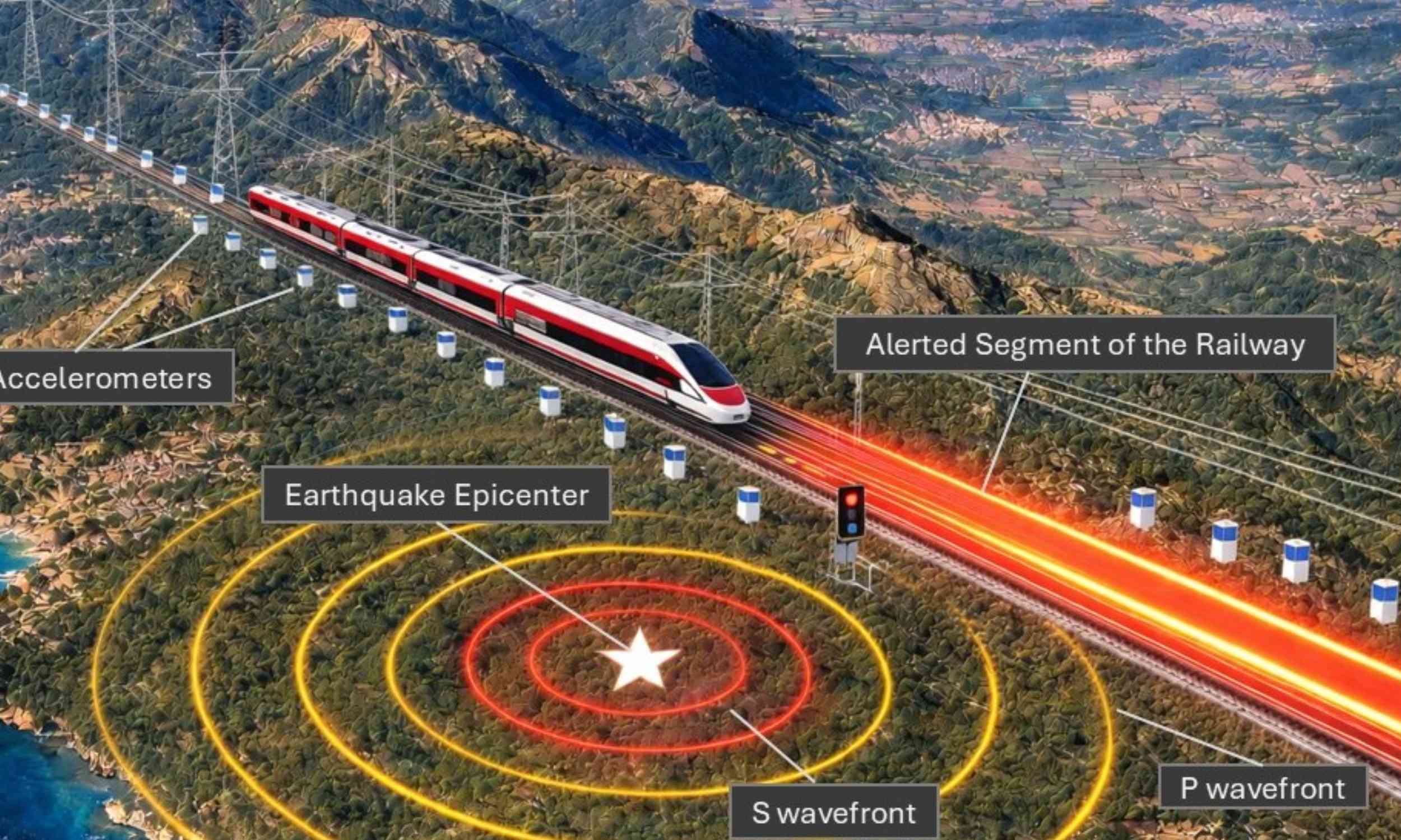 Early warning system sends earthquake alerts to high-speed trains ...