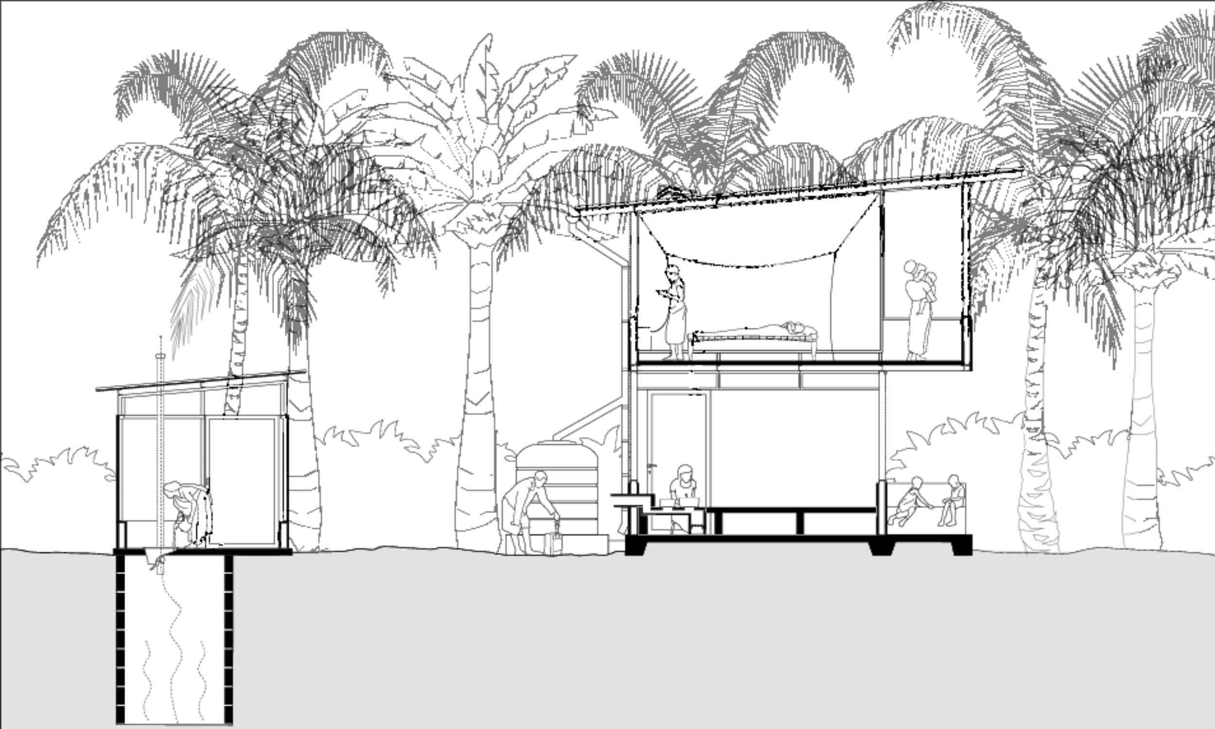 Odd two-story home design may save children from malaria, diarrhea, and dirty air
