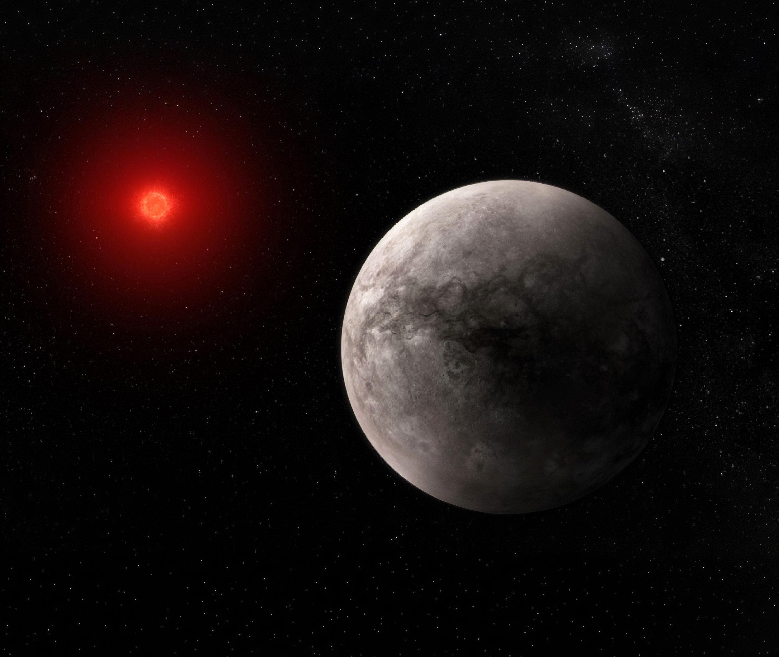 Earth-sized planets locked in permanent day and night may be bare rock