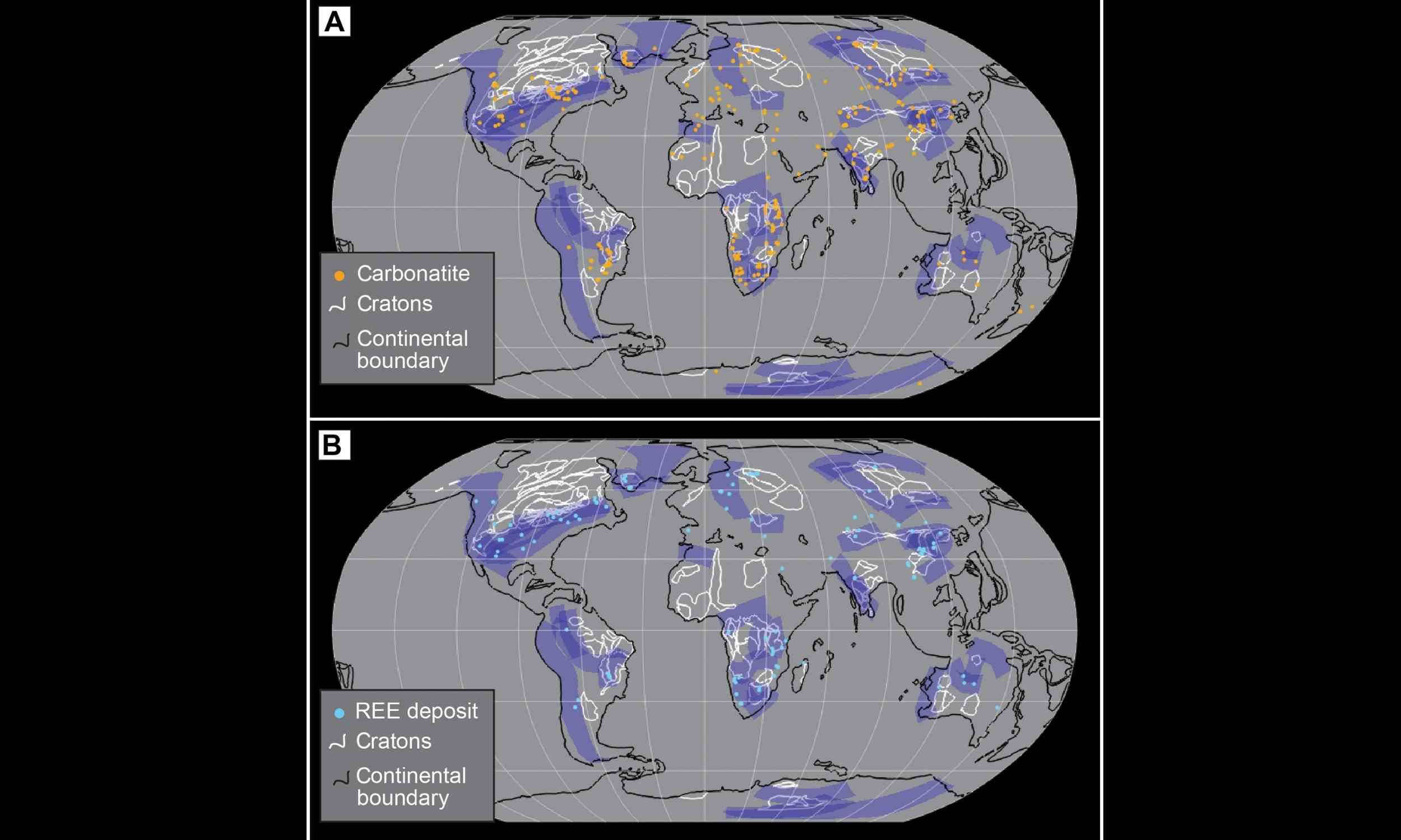 Tectonic map reveals most rare earth elements formed in ancient subduction zones
