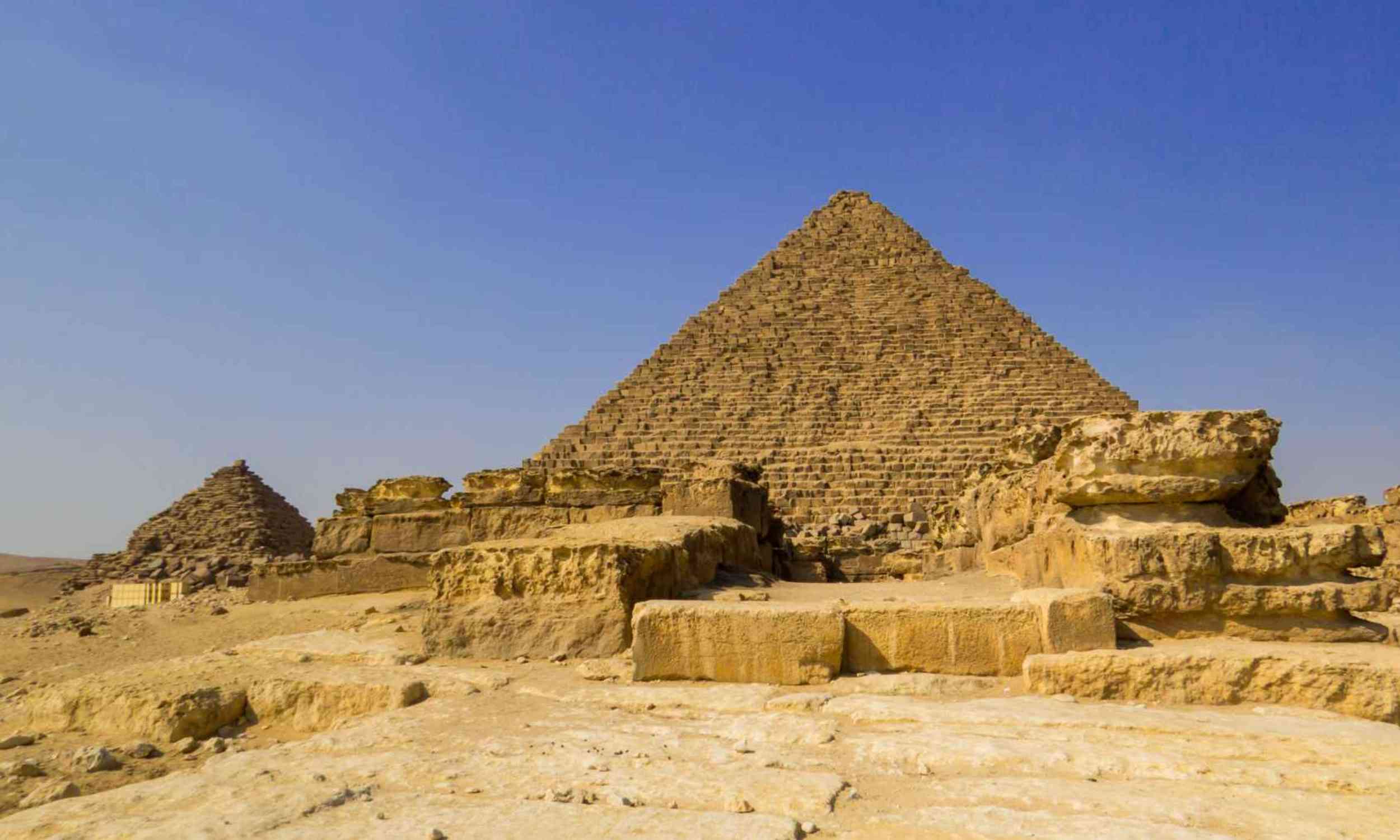 Scans of Egypt’s Menkaure Pyramid found two hidden voids that may point to a lost entrance