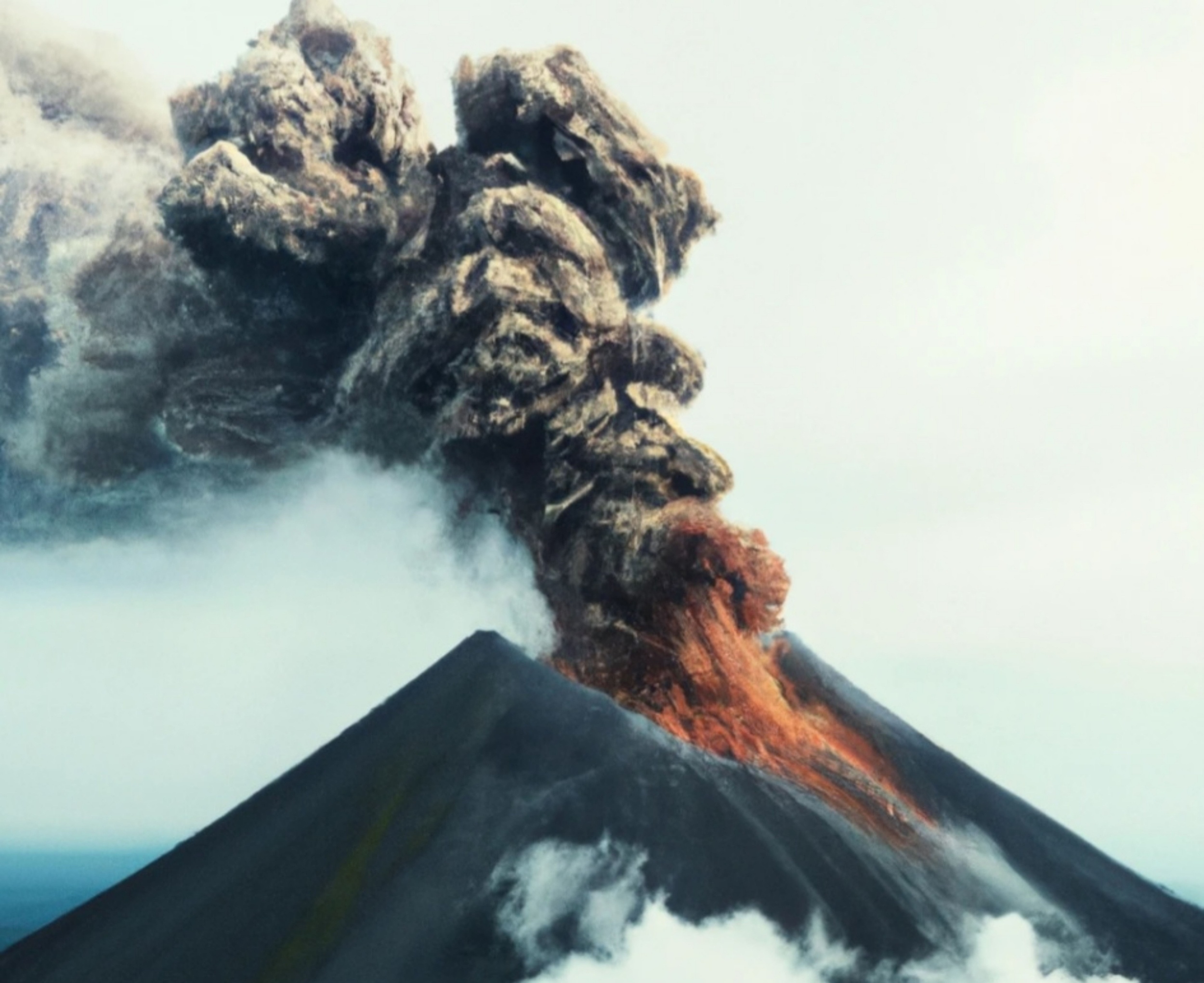 Giant volcano eruption cleaned methane from the atmosphere