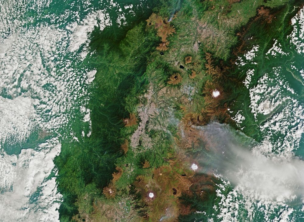 Quito sits closer to active volcanoes than any other capital city