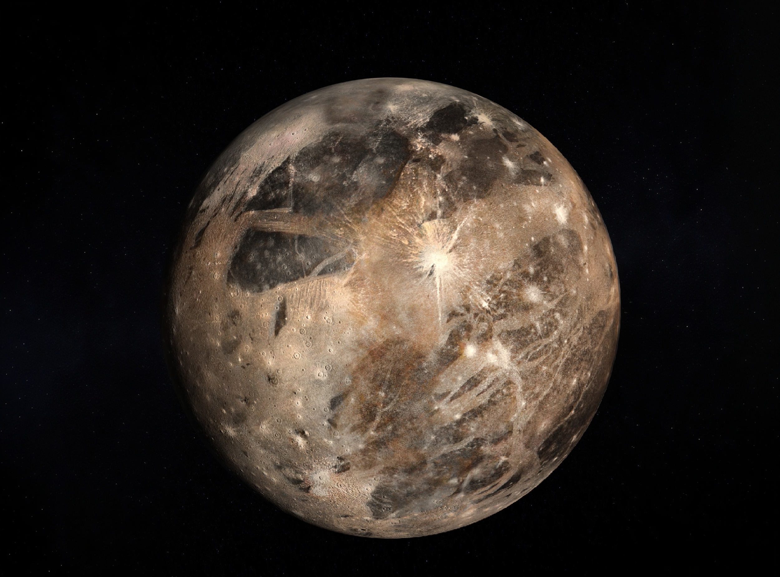 Jupiter's largest moon may still be building its core