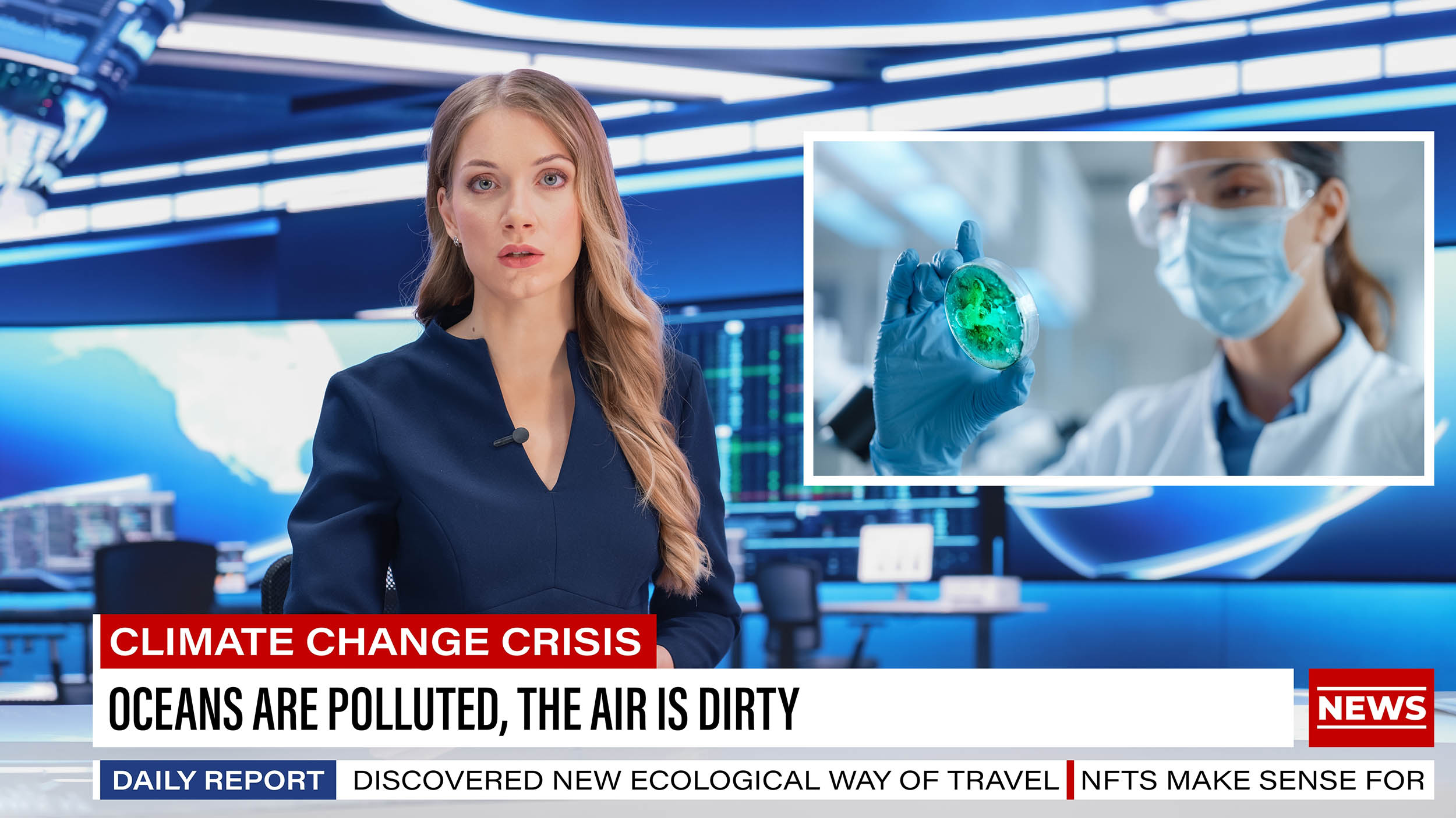 Most television news segments about climate change don’t cover policy and are highly polarized