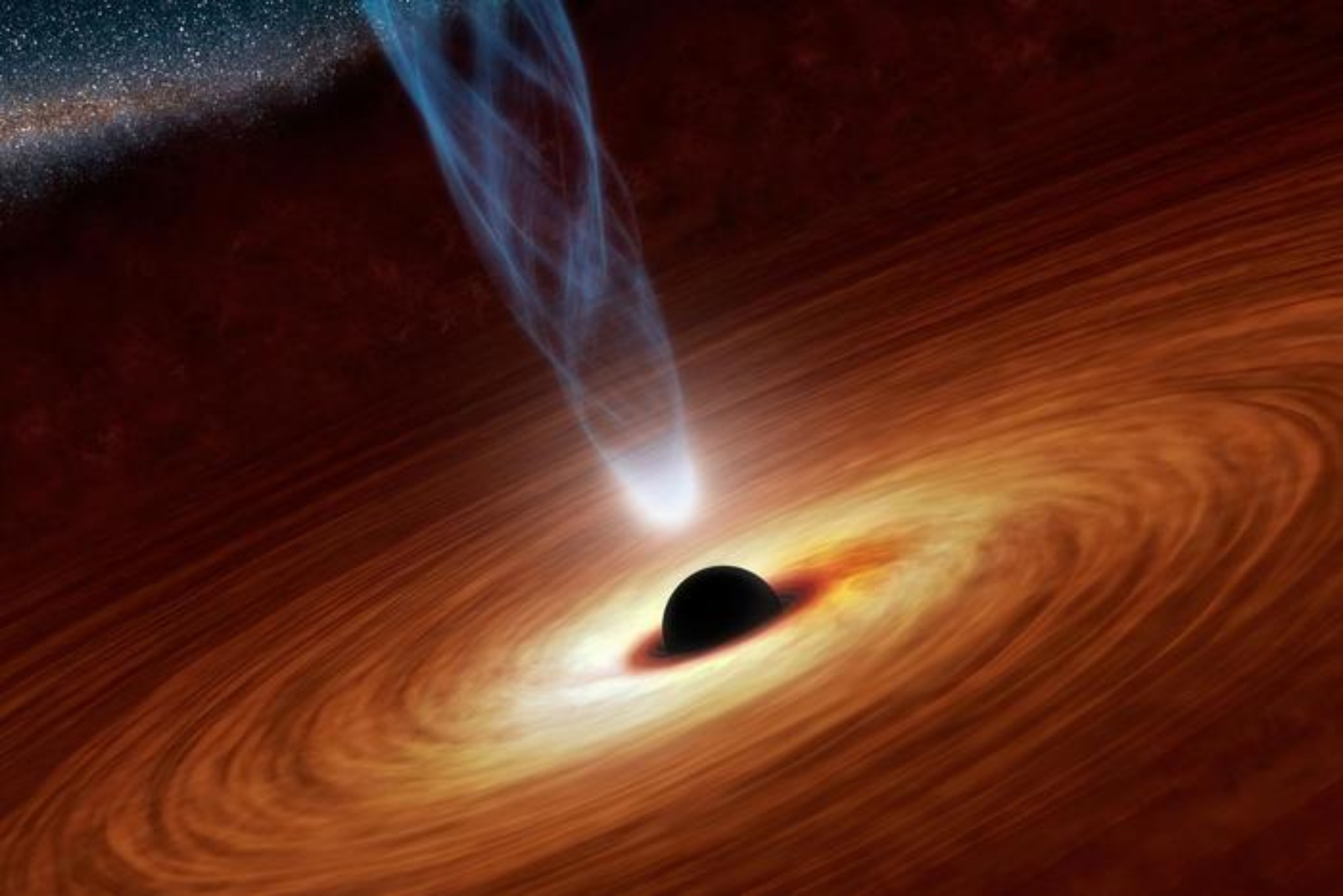 Flickering quasar reveals a mature black hole in the young universe