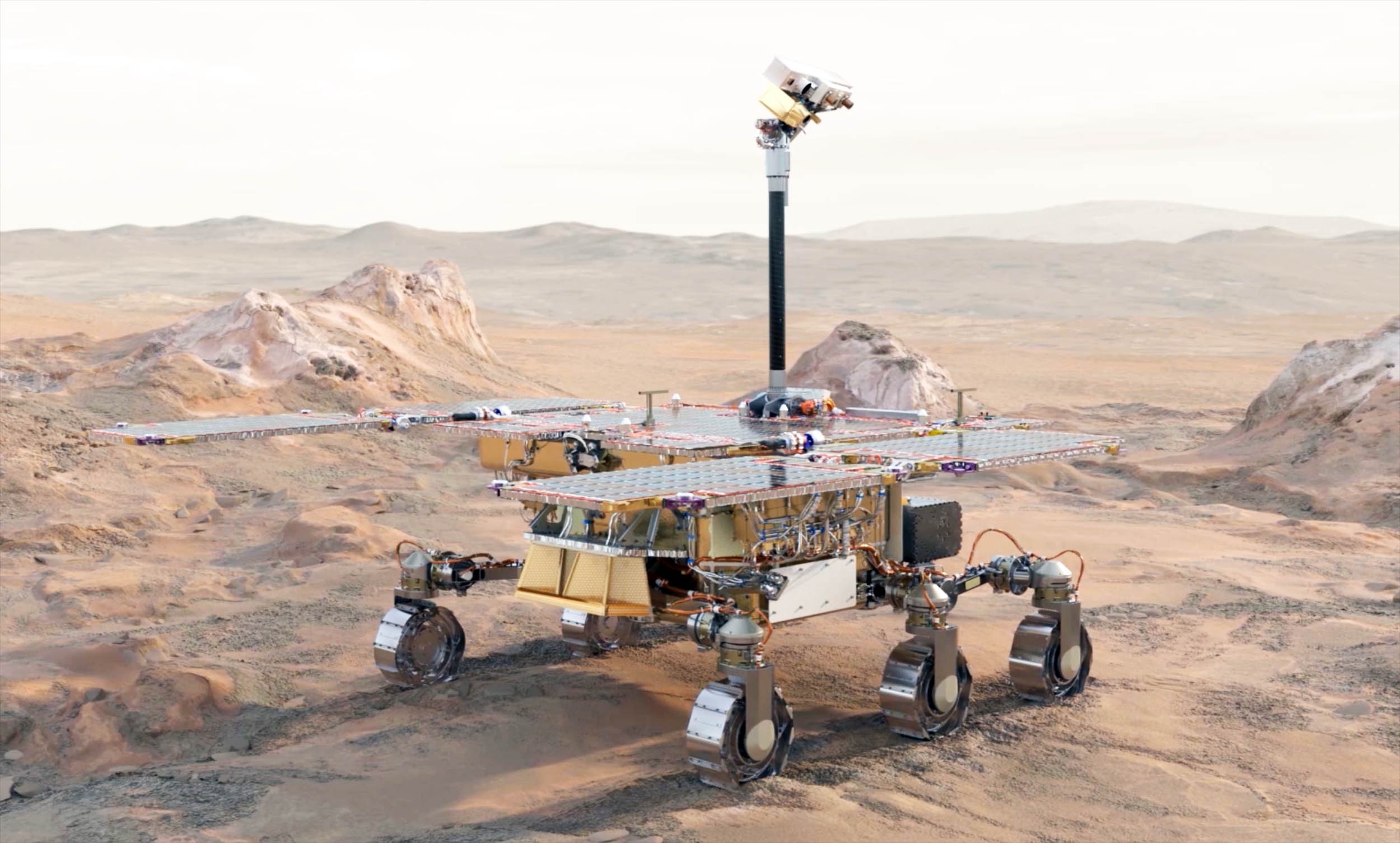 Scientists believe a vast ocean once covered the landing site of the ExoMars Rosalind Franklin rover