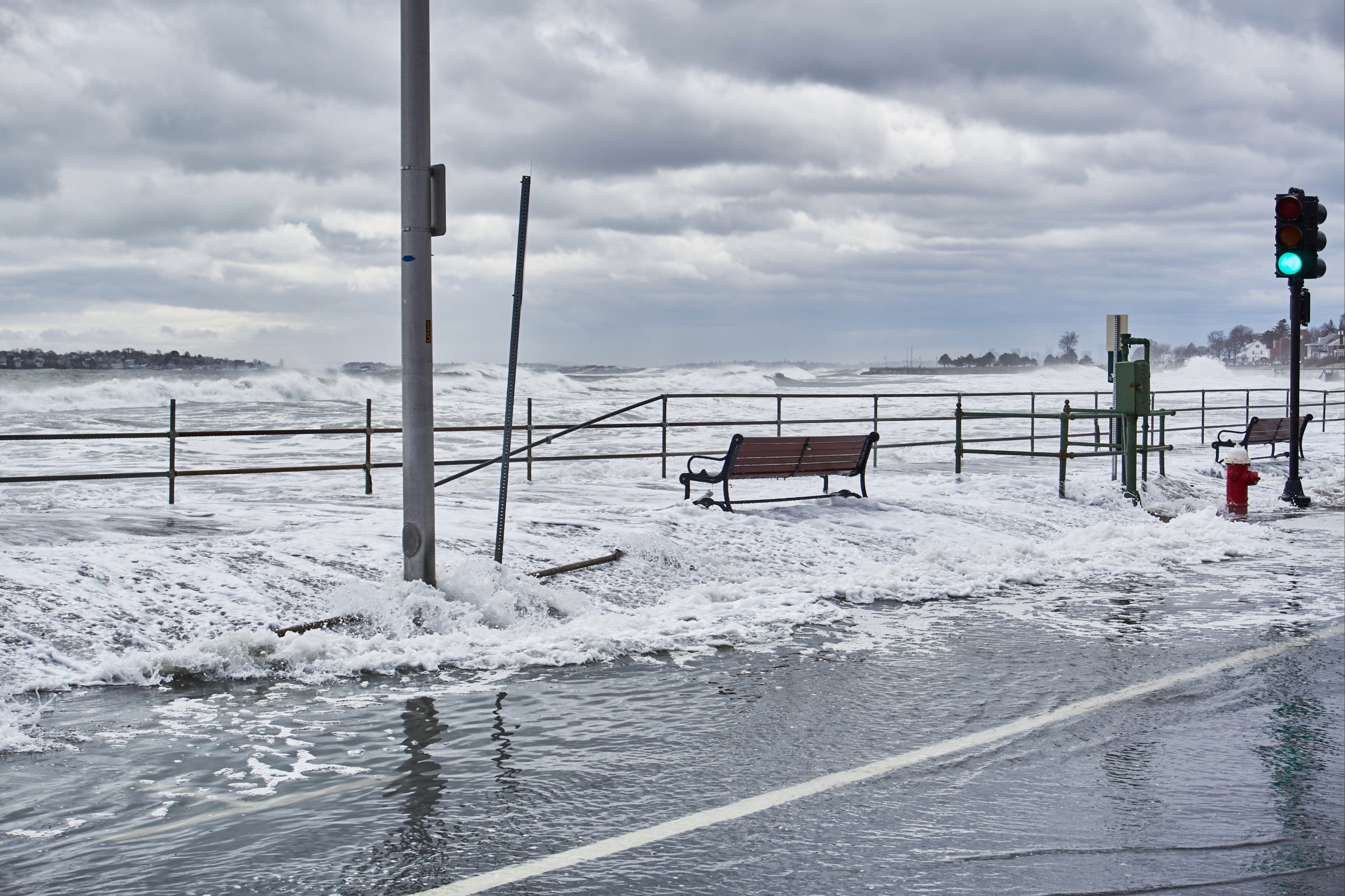 Extreme coastal floods have become 12 times more common