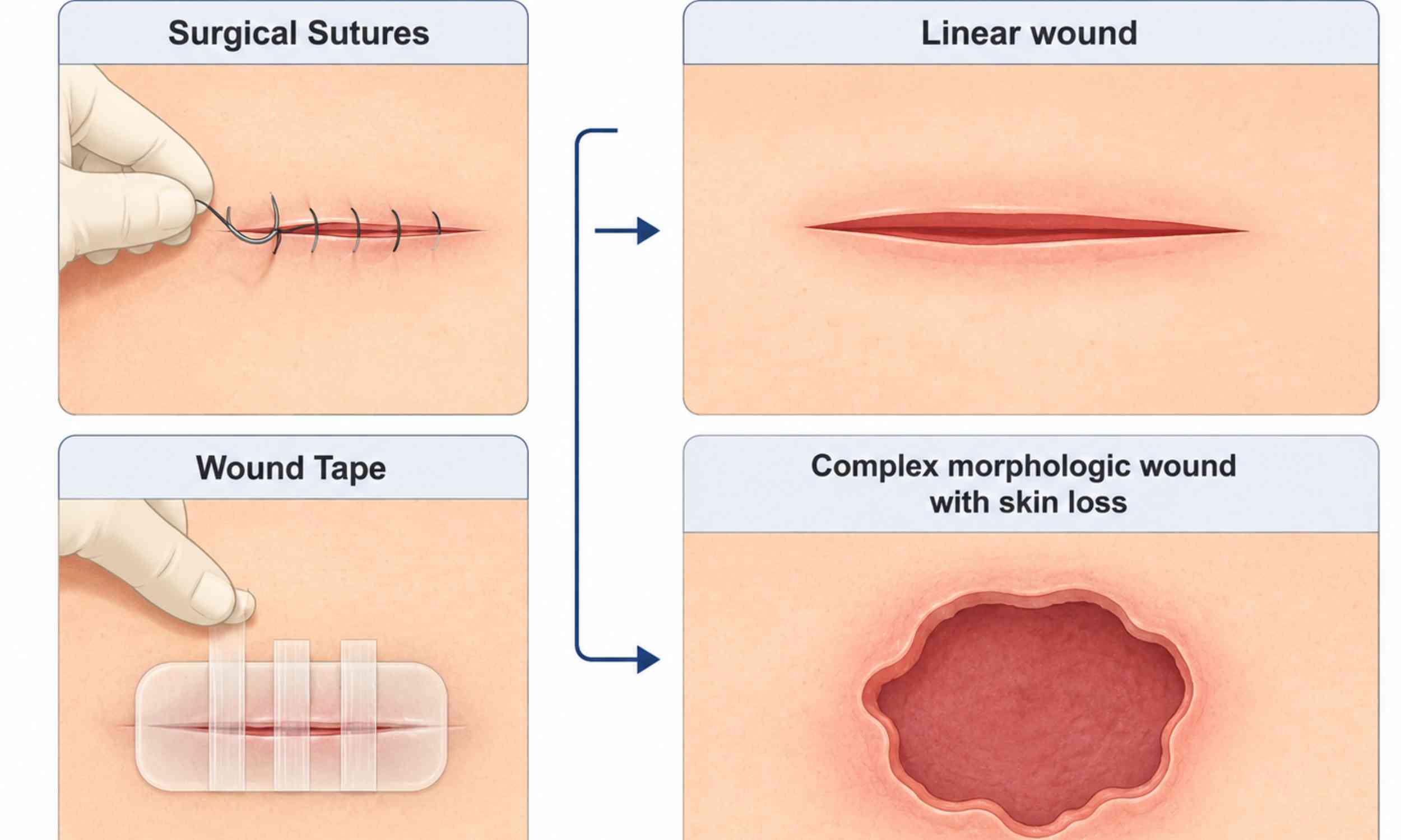 New wound zipper can close damaged skin with a smartphone
