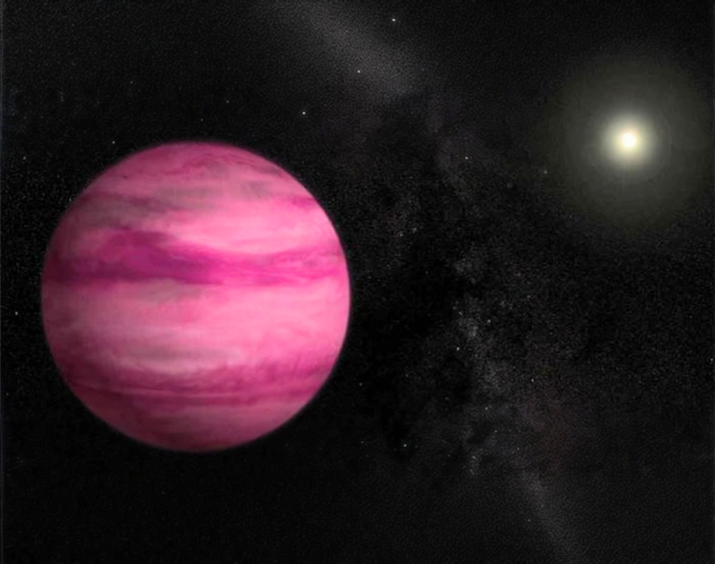 'Pink Planet' reveals salt clouds unlike anything seen before