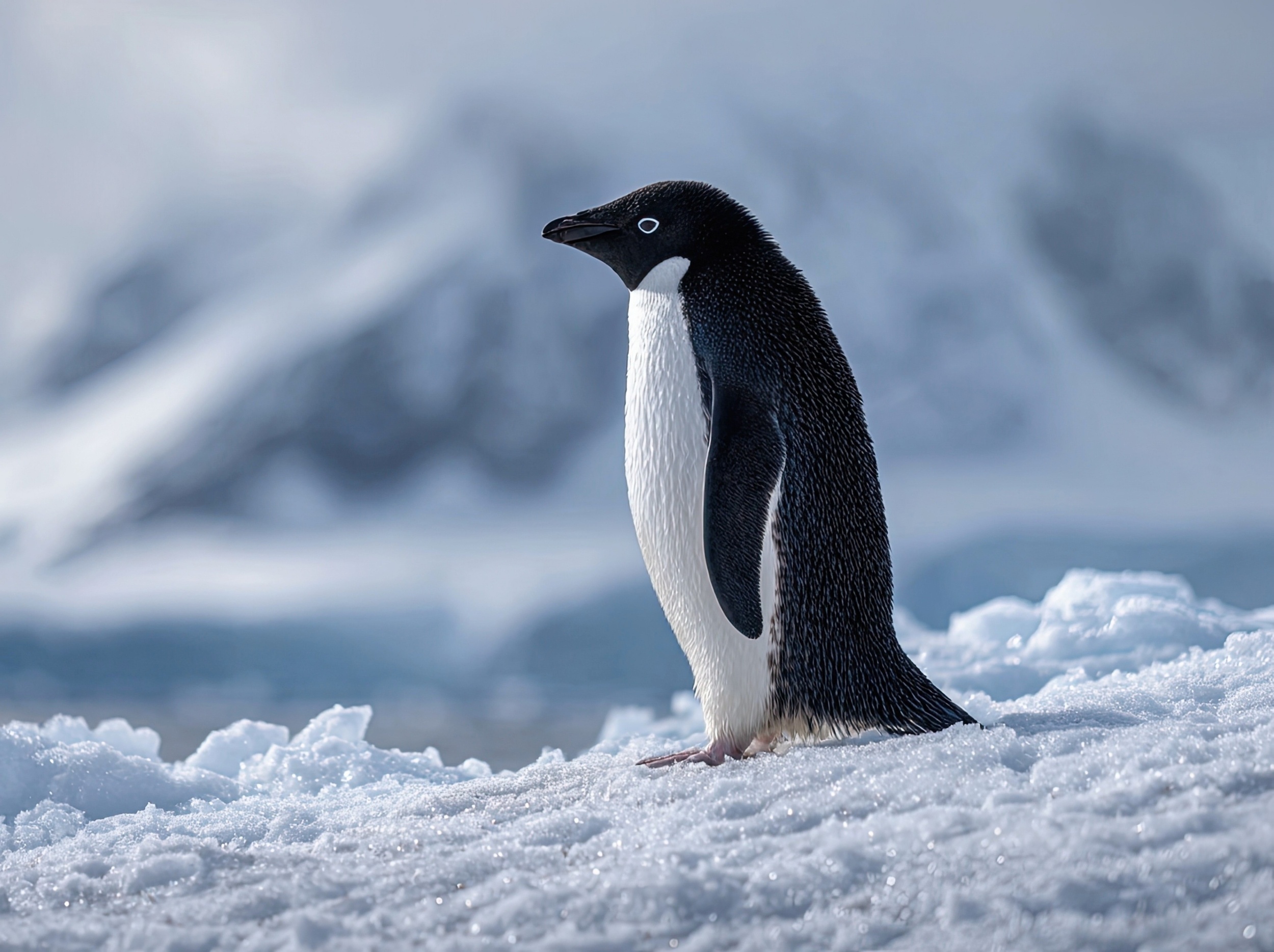 How penguins are pushing their prey out of reach