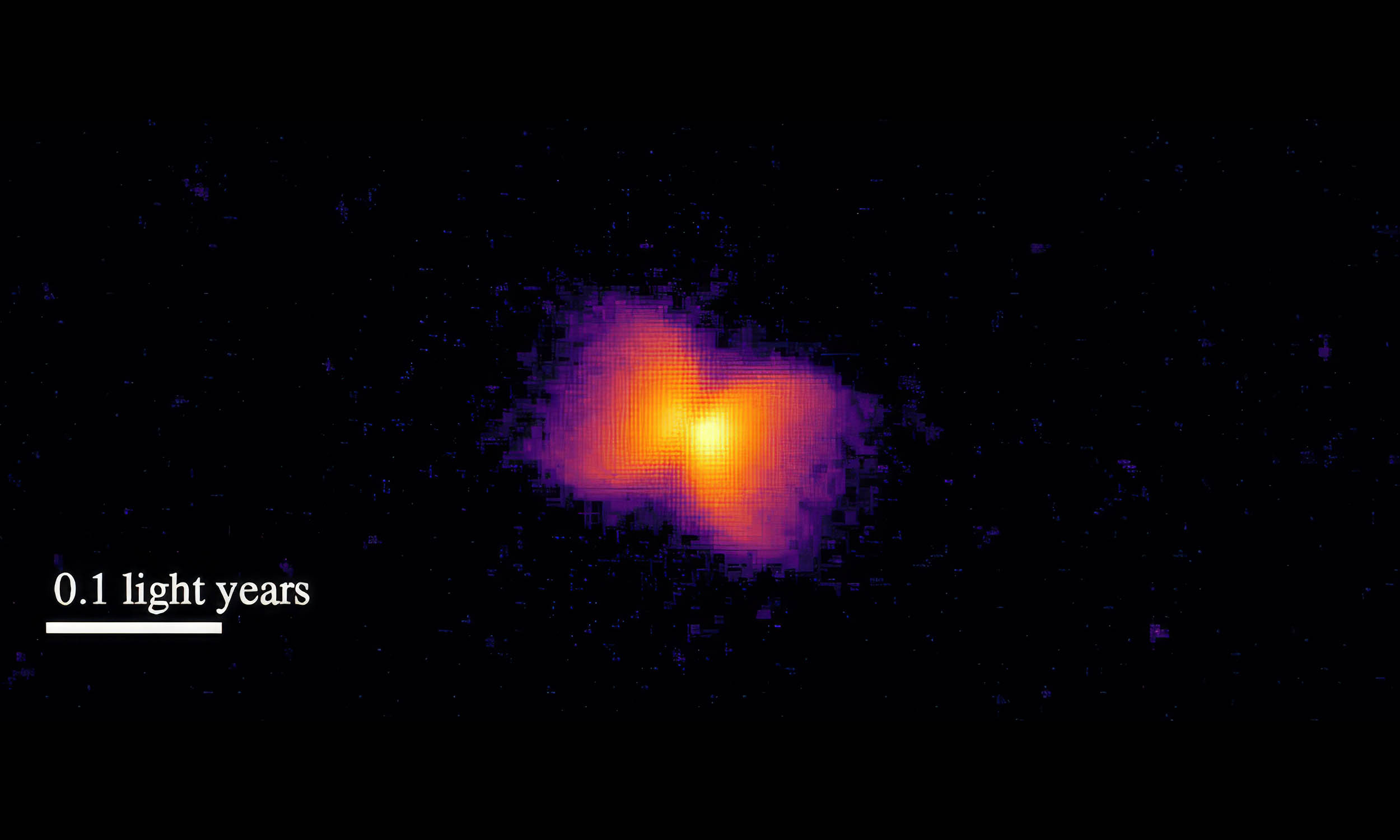 Mystery gas 'bullets' clock 20 million mph in the Milky Way's rarest explosion