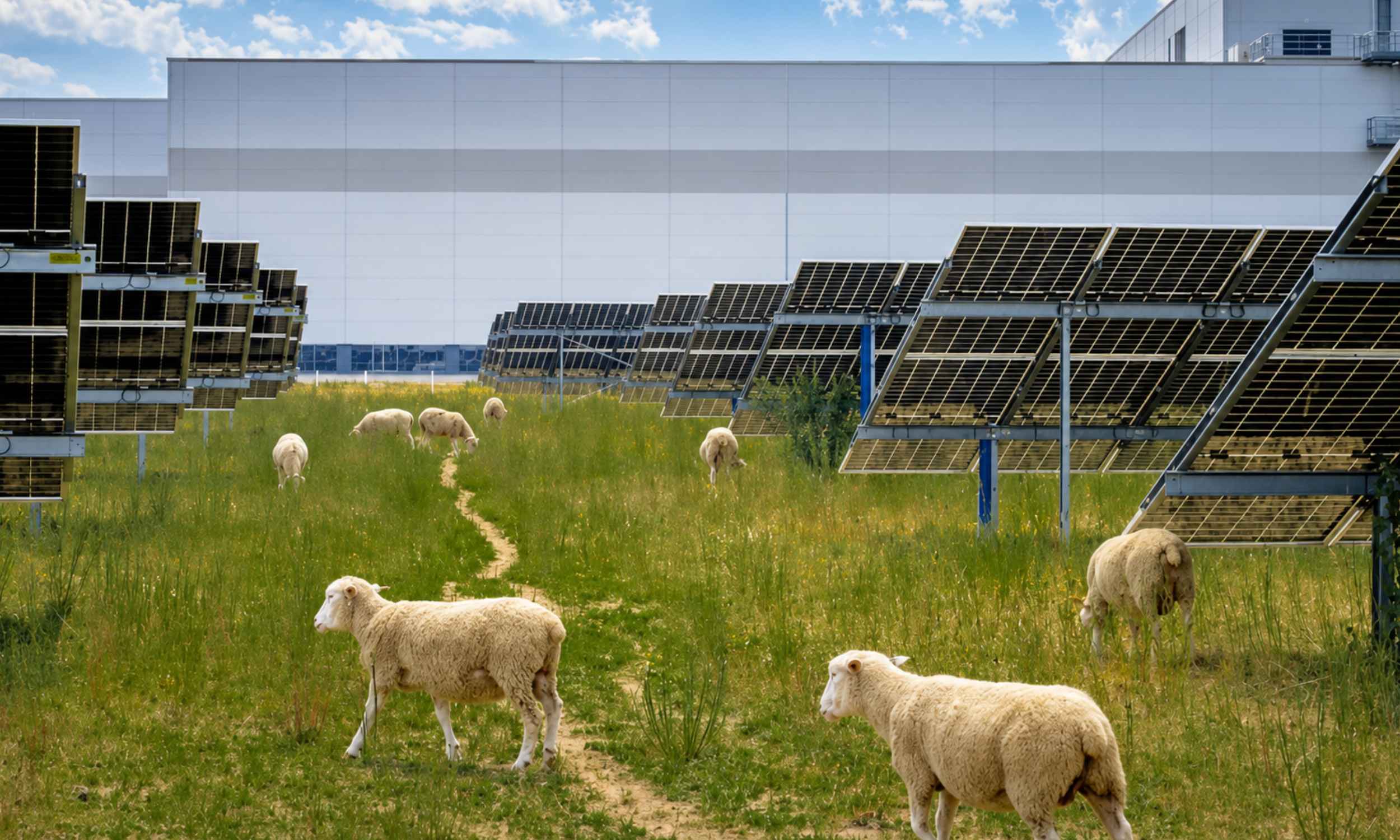 In April 2026, about 100 sheep arrived at a massive Volkswagen solar plant, and the curious reason has nothing to do with generating more electricity
